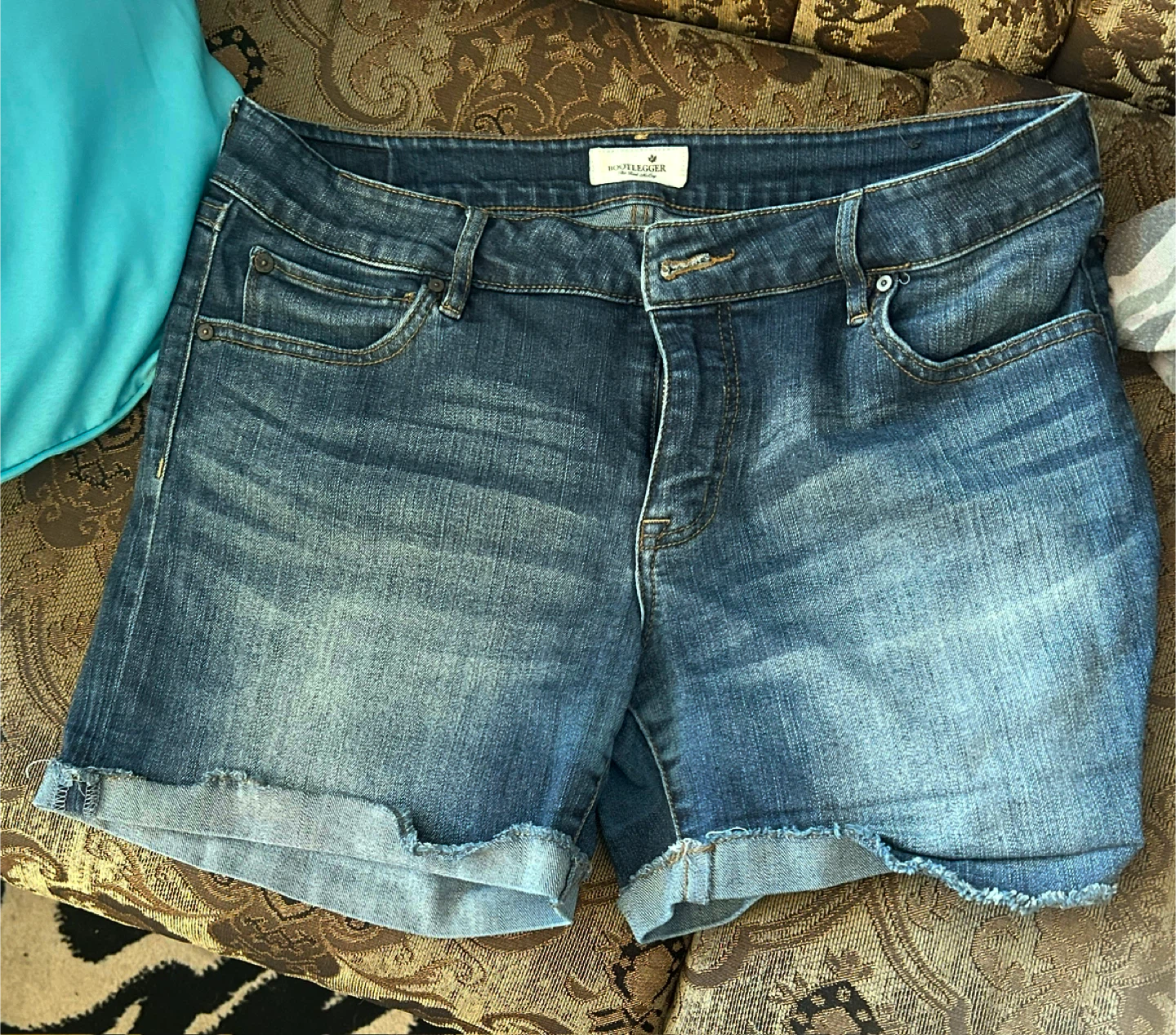 Bootlegger Denim Jean Shorts
