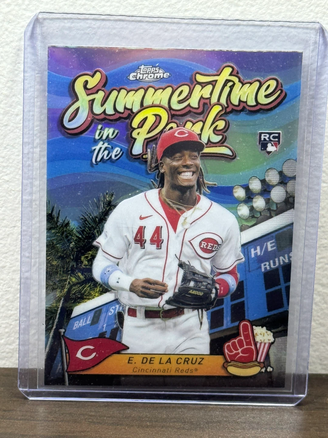 Elly De La Cruz Topps Chrome RC Baseball Card