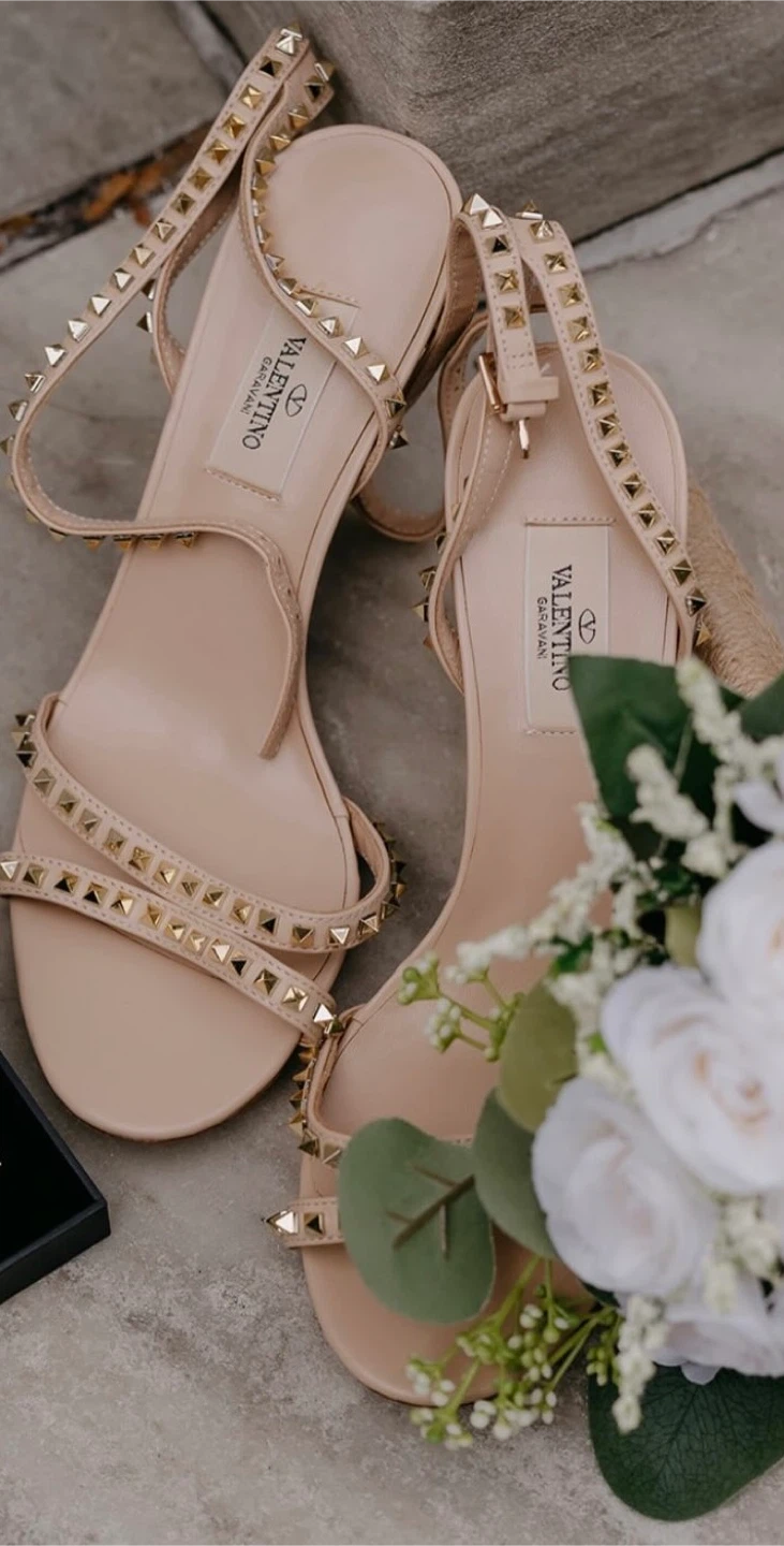 Valentino Garavani Rockstud Heeled Sandals