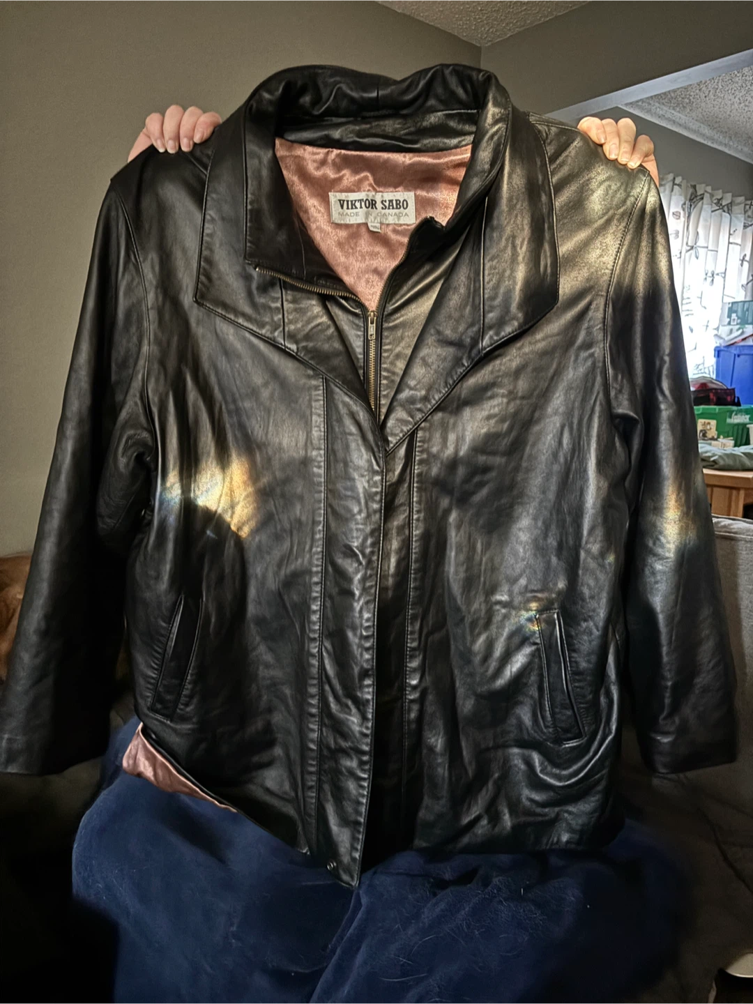 Viktor Sabo Leather Jacket – XXXL – Excellent Condition