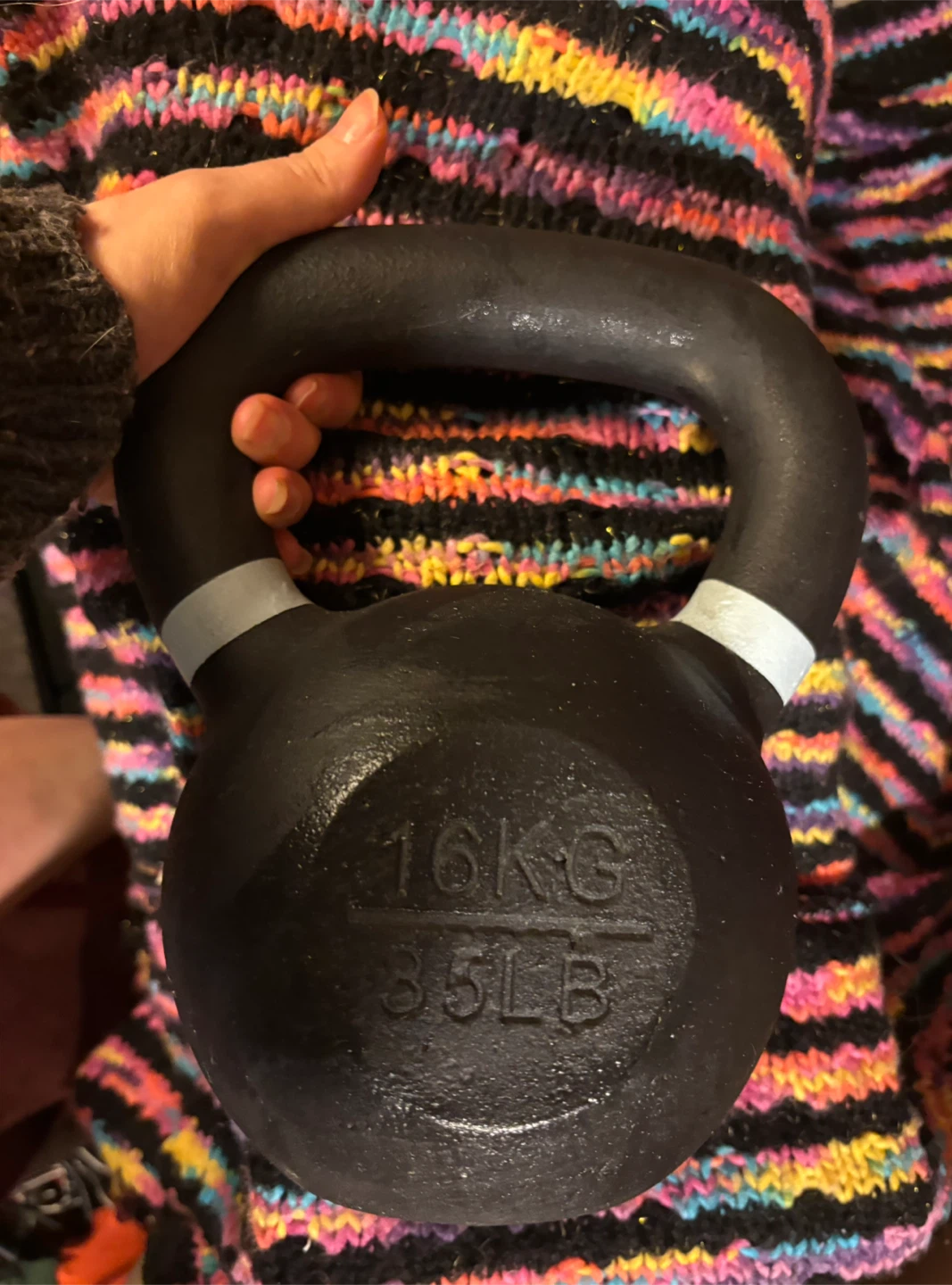 16KG/35LB Kettlebell - Black - photo 3