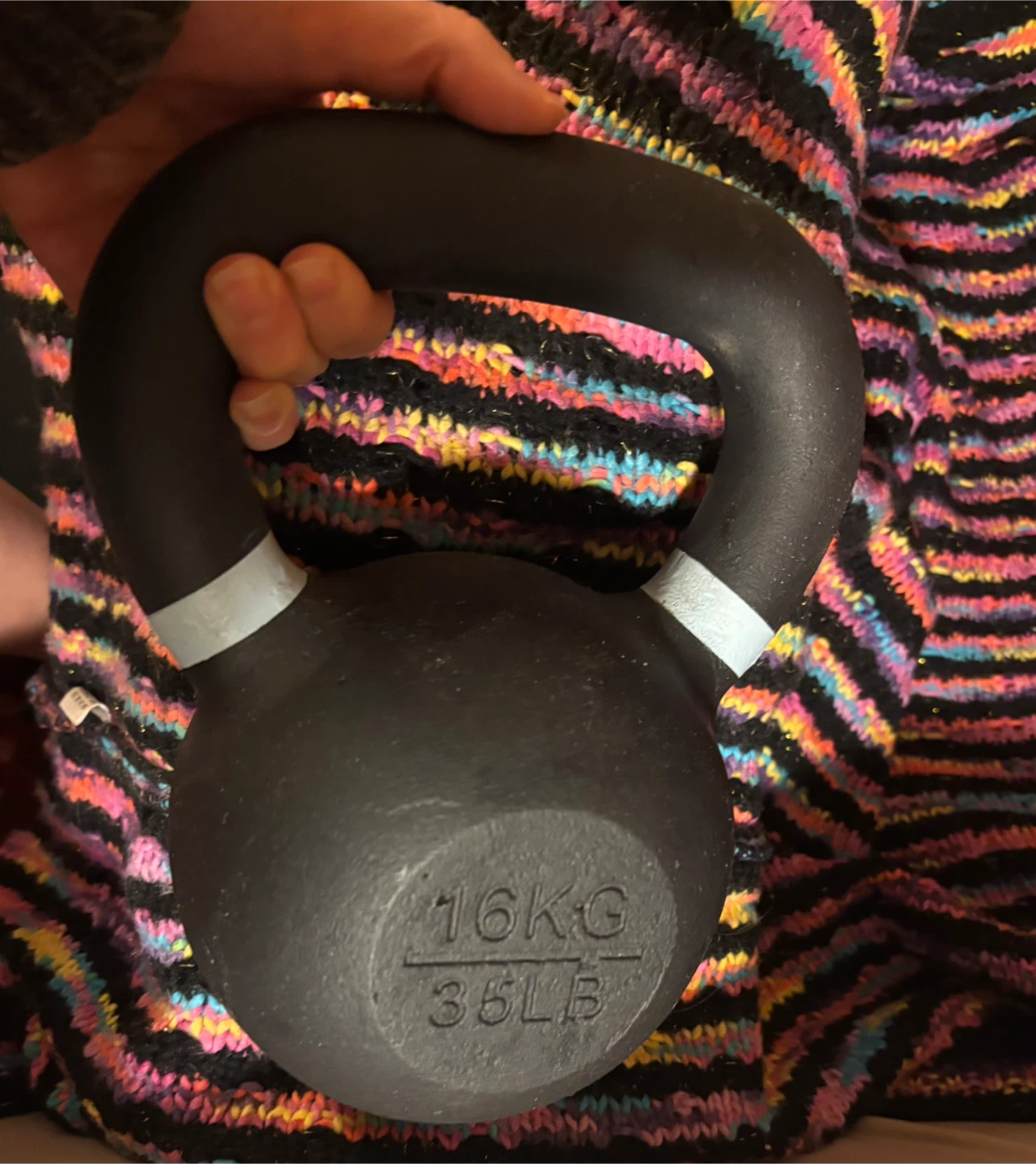 16KG/35LB Kettlebell - Black - photo 2