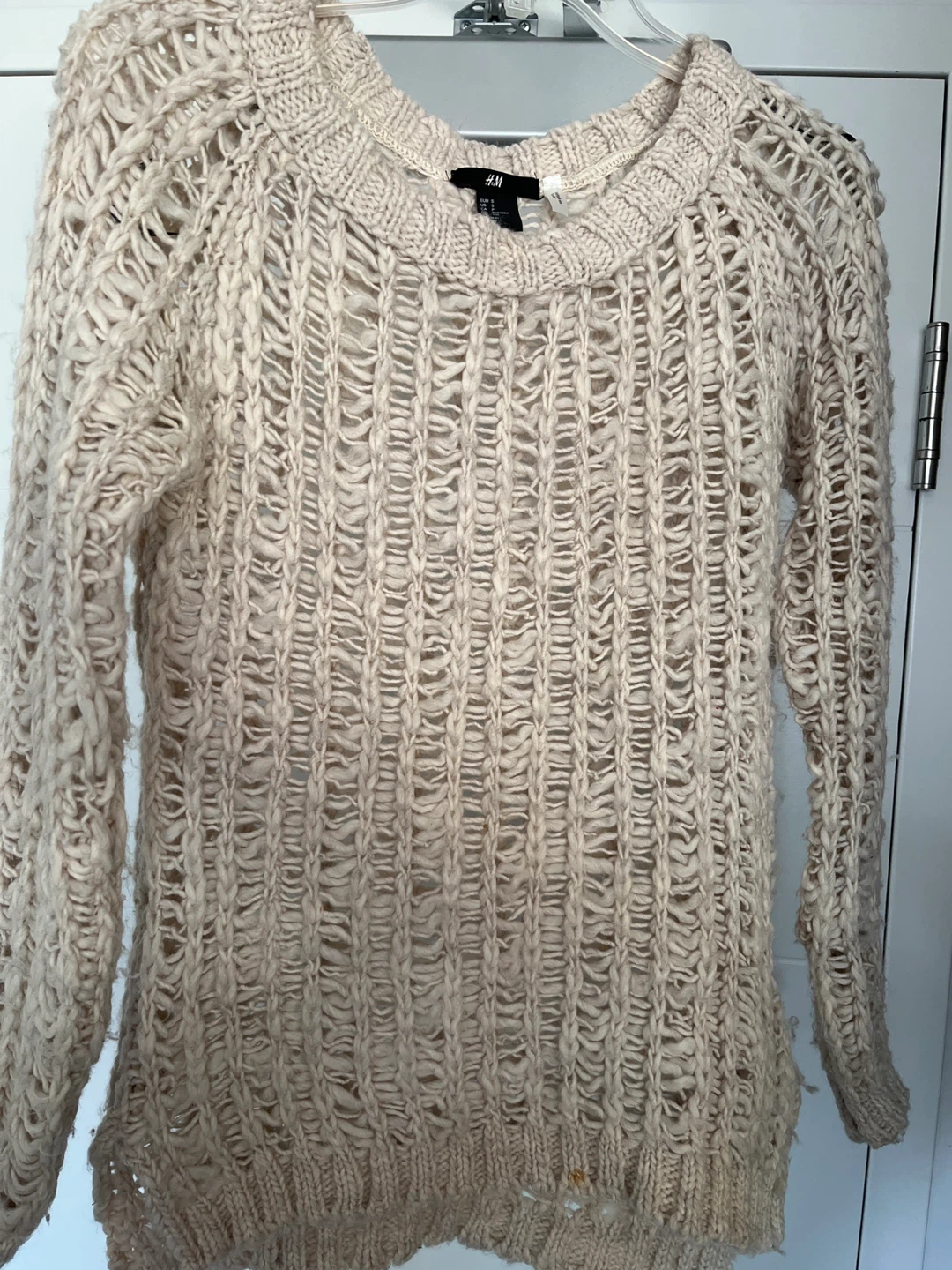 H&M Cream Knit Sweater - Size S