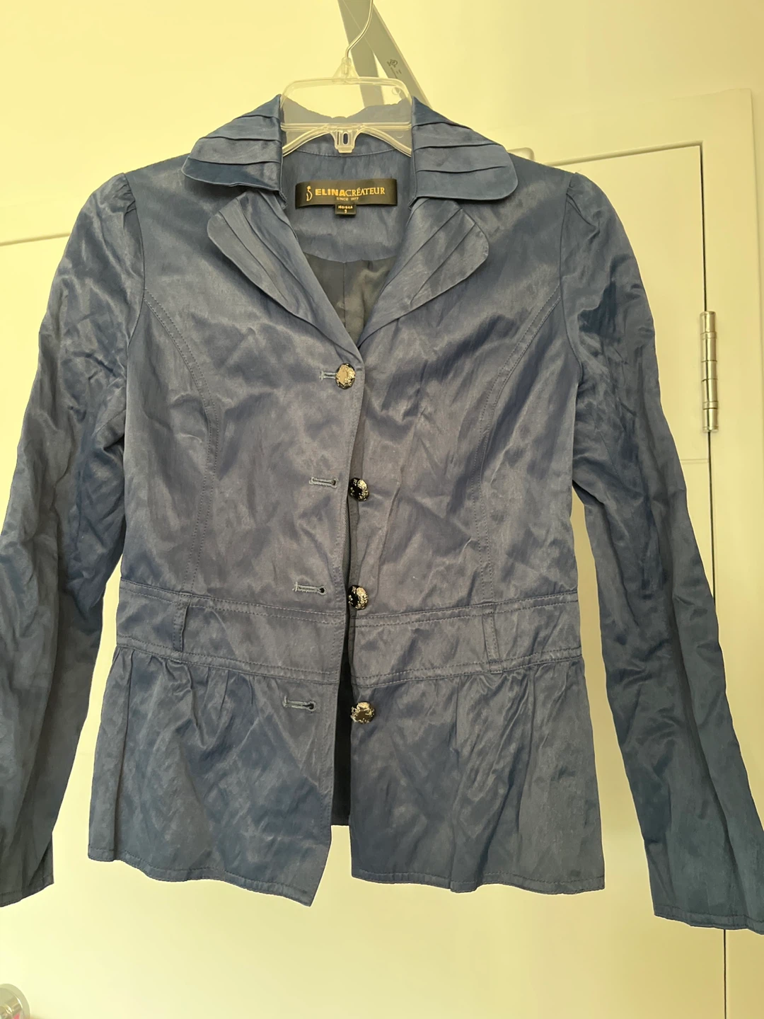 Elina Créateur Blue Jacket - Size 9