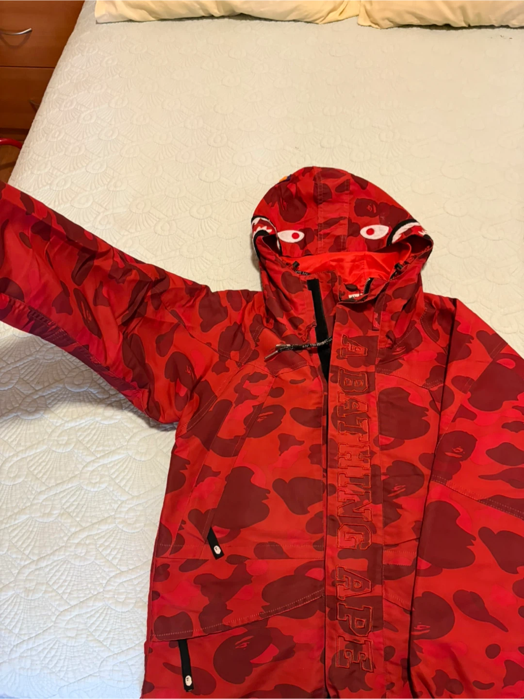 A Bathing Ape Red Camo Jacket Size M - photo 2