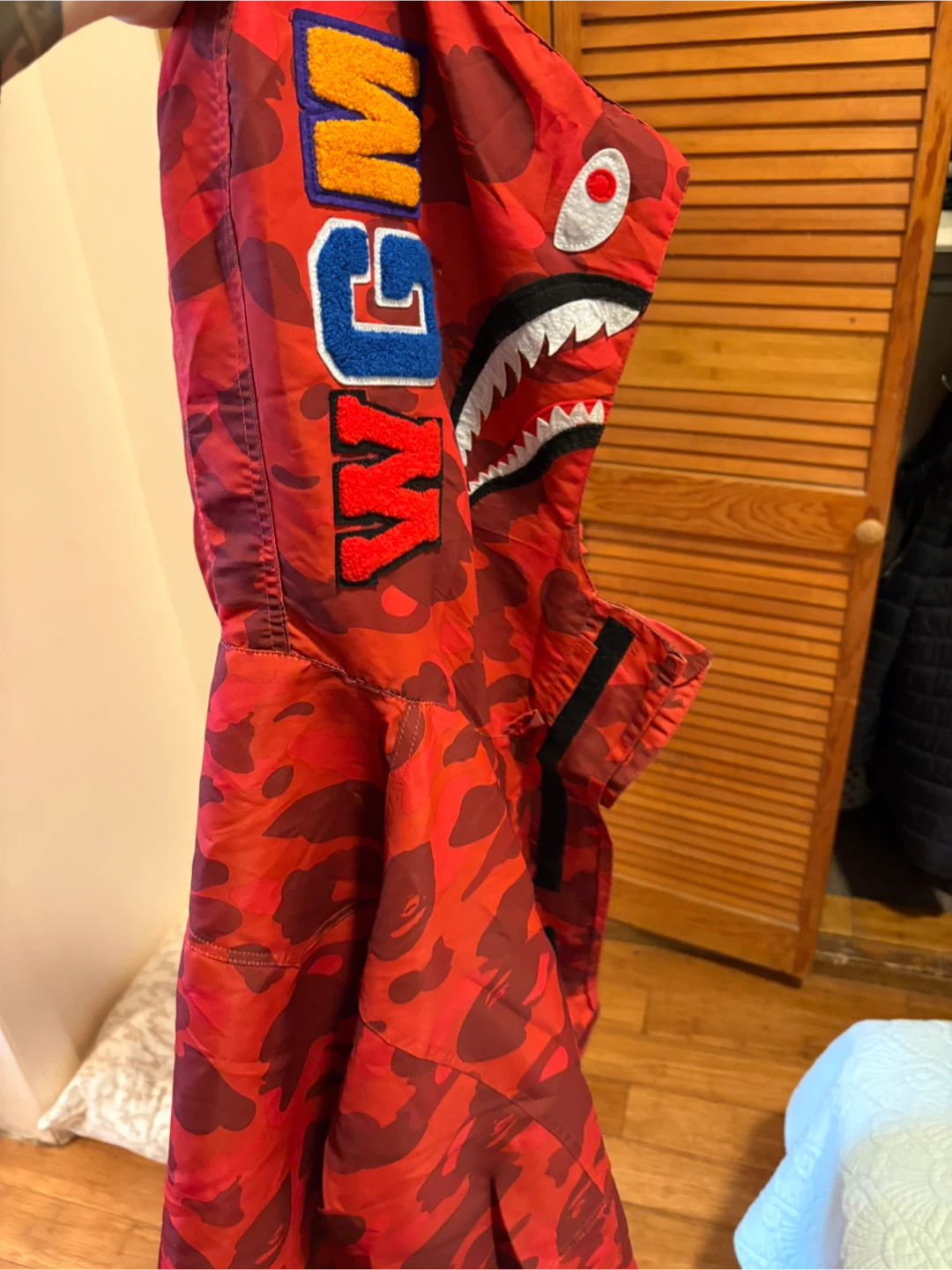 A Bathing Ape Red Camo Jacket Size M - photo 5