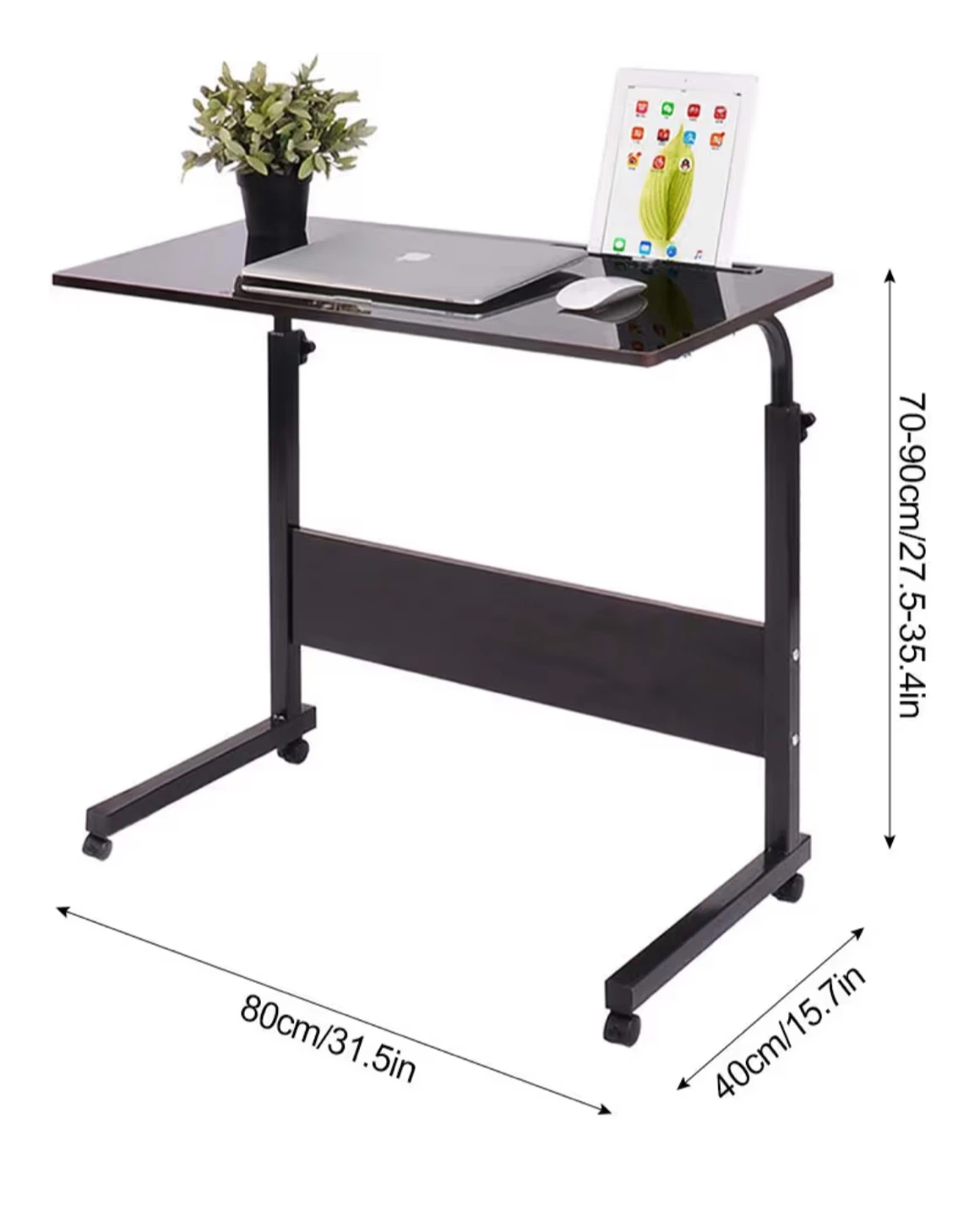 Portable Laptop Stand with Wheels - photo 4