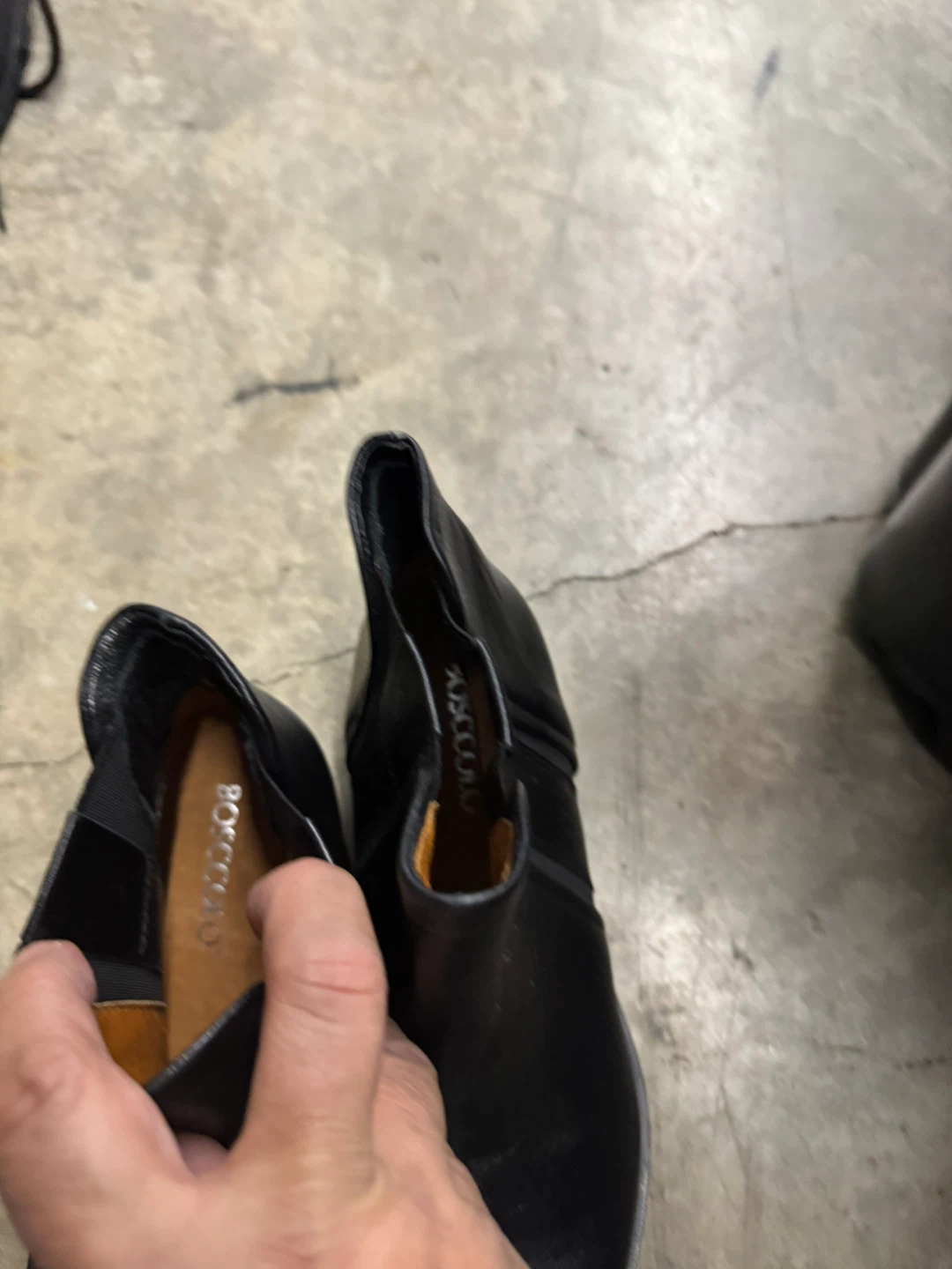 Rossetto Black Leather Chelsea Boots Size 7 - photo 2