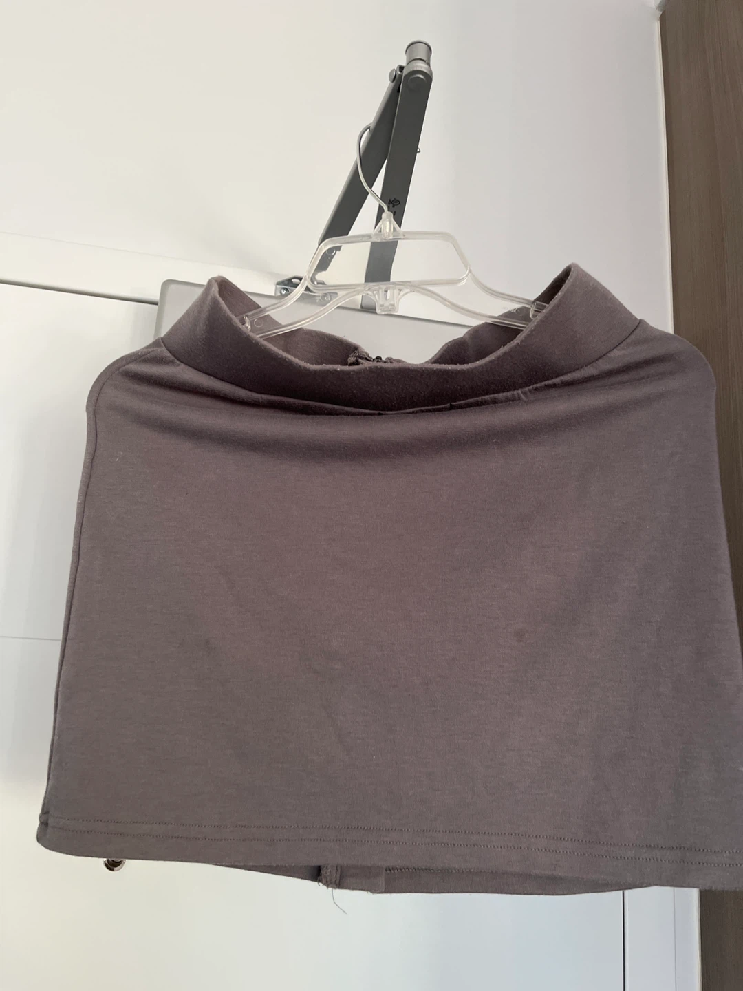 Grey Mini Skirt