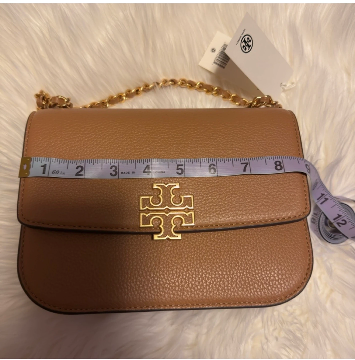 New with tag Tory Burch Britten Crossbody Bag, Tan - photo 3