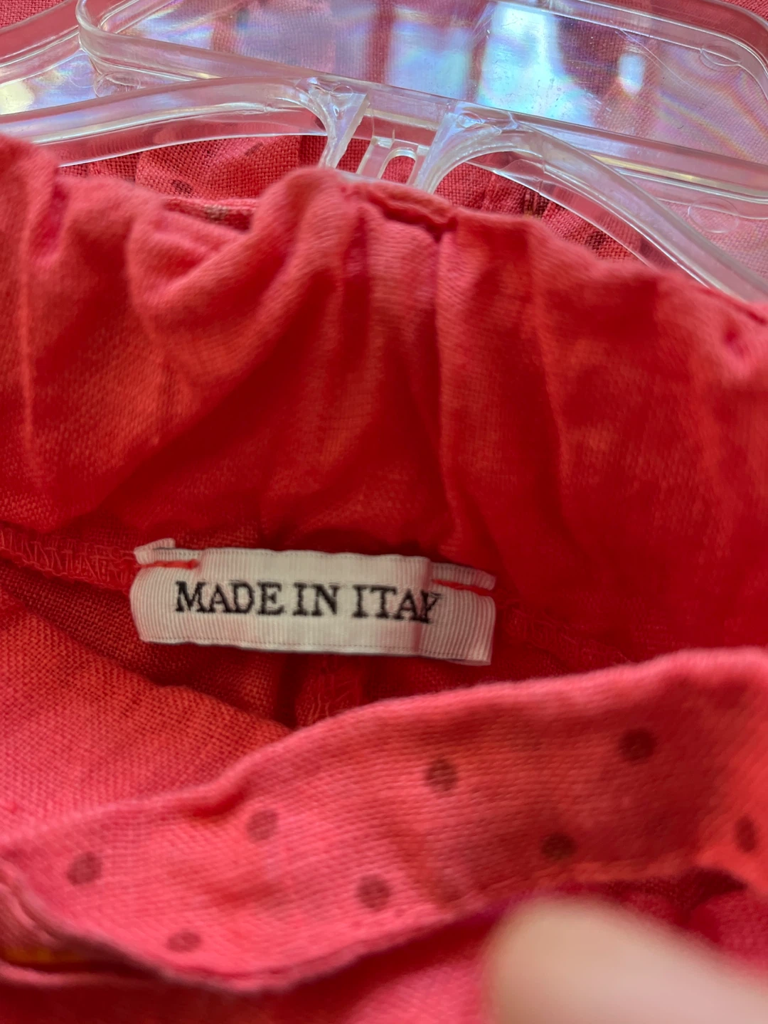 Red Linen Pants - photo 2