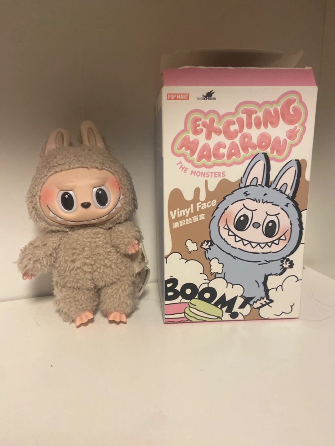 Pop Mart The Monsters Labubu Exciting Macaron Figure sesame bean