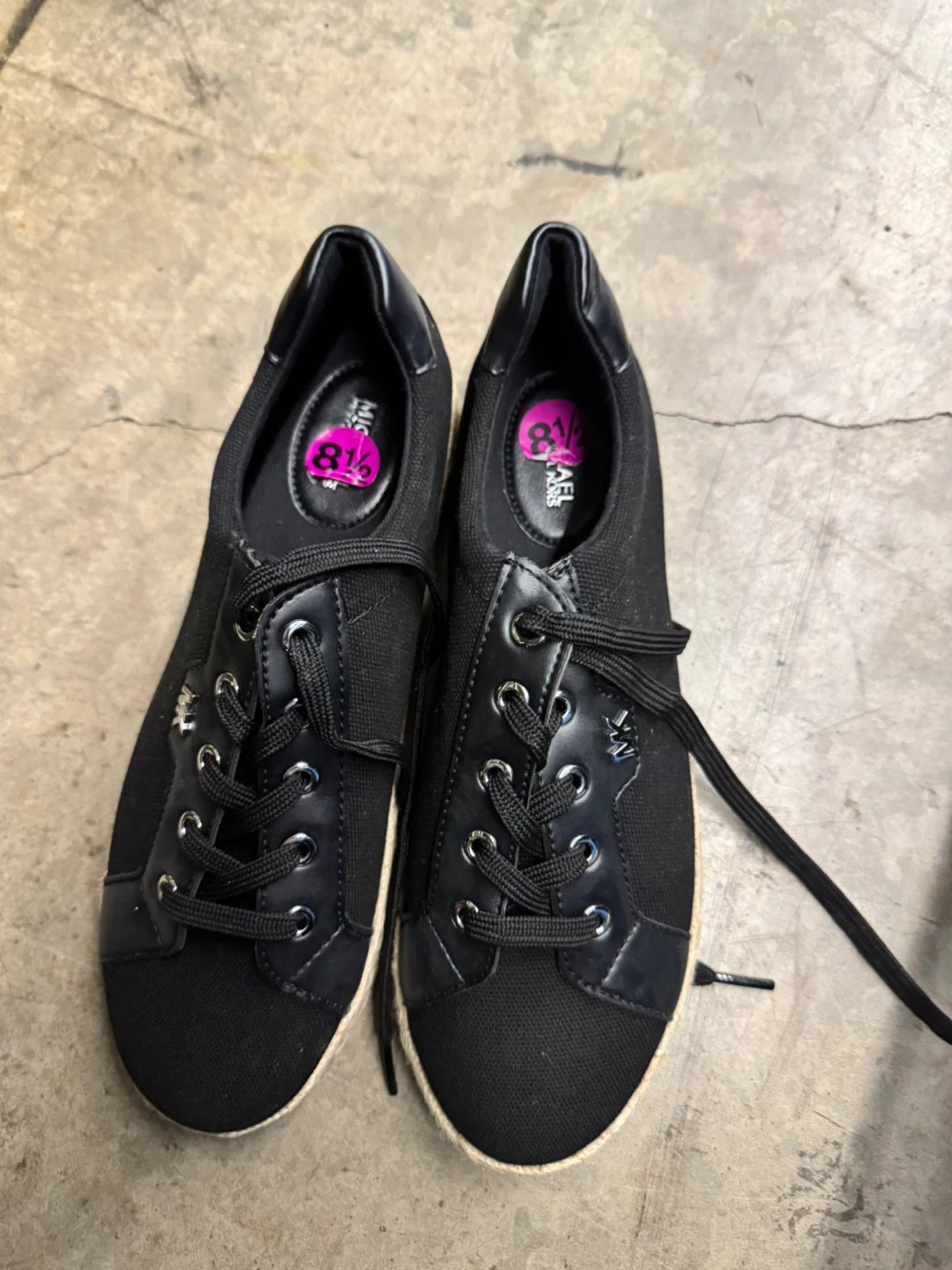 Michael Kors Black Espadrille Sneakers - Size 8.5 - photo 2
