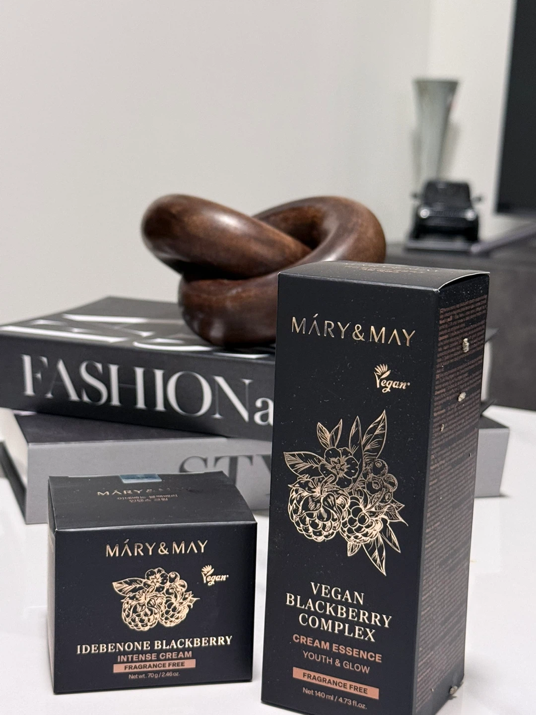 Mary & May Vegan Blackberry Cream Essence & Intense Cream