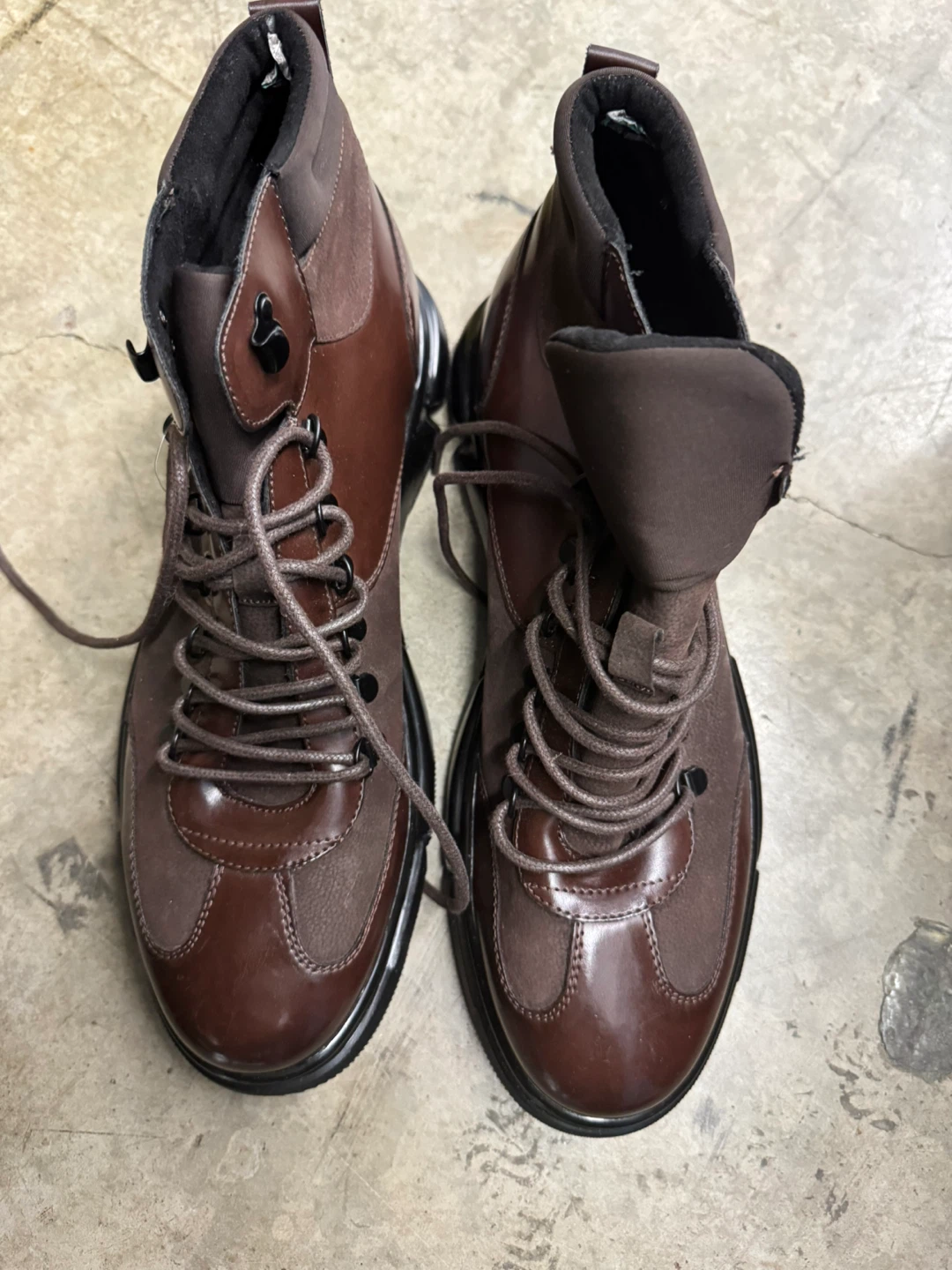 Brown Leather Ankle Boots - photo 2