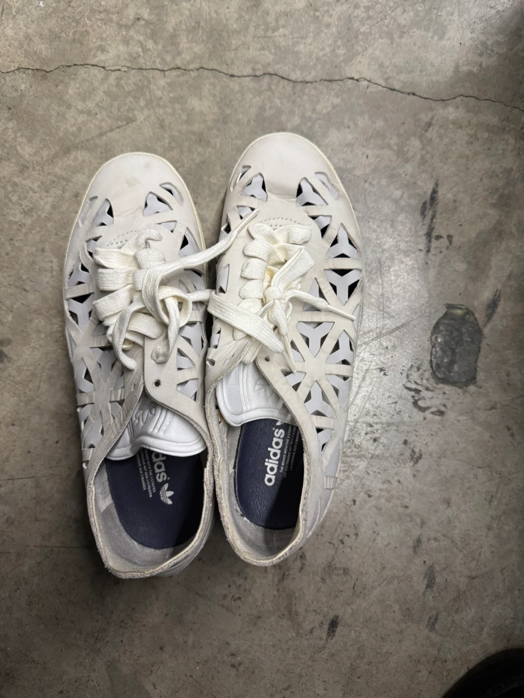 Adidas White Lace Sneakers - photo 3