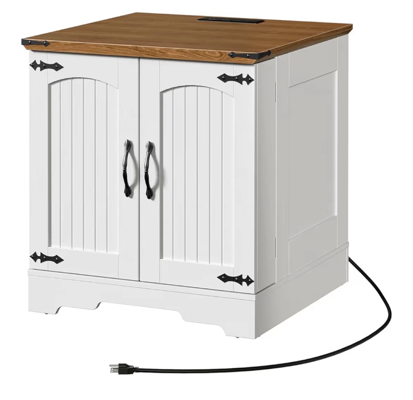 Hoobro Side Table with Charging Station - New in Box!