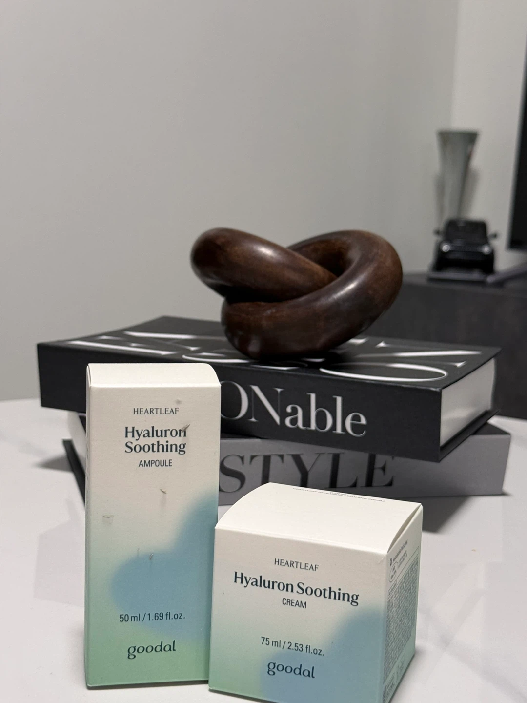 Goodal Heartleaf Hyaluron Soothing Ampoule & Cream