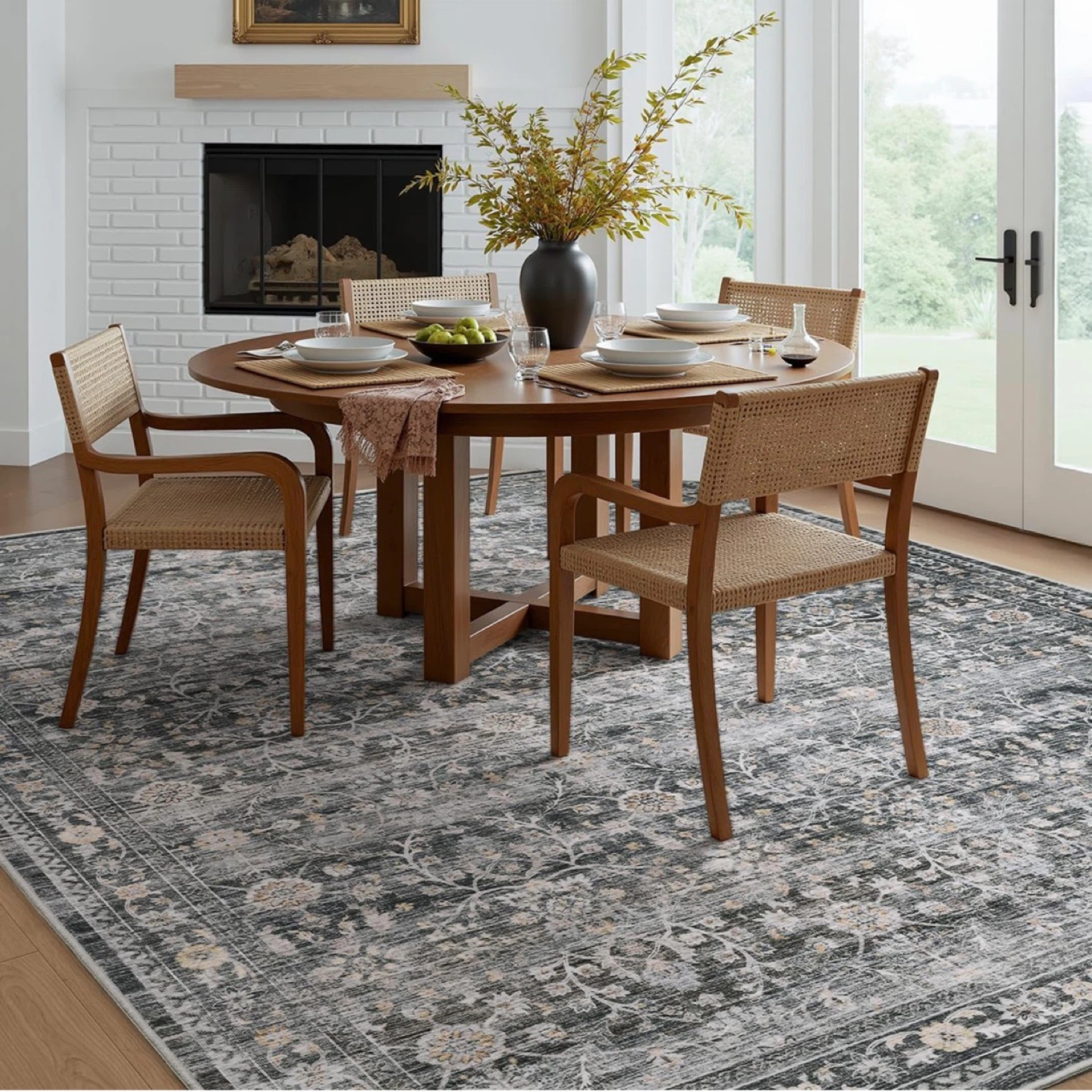 Dark Grey Area Rug 8' x 10' - photo 2