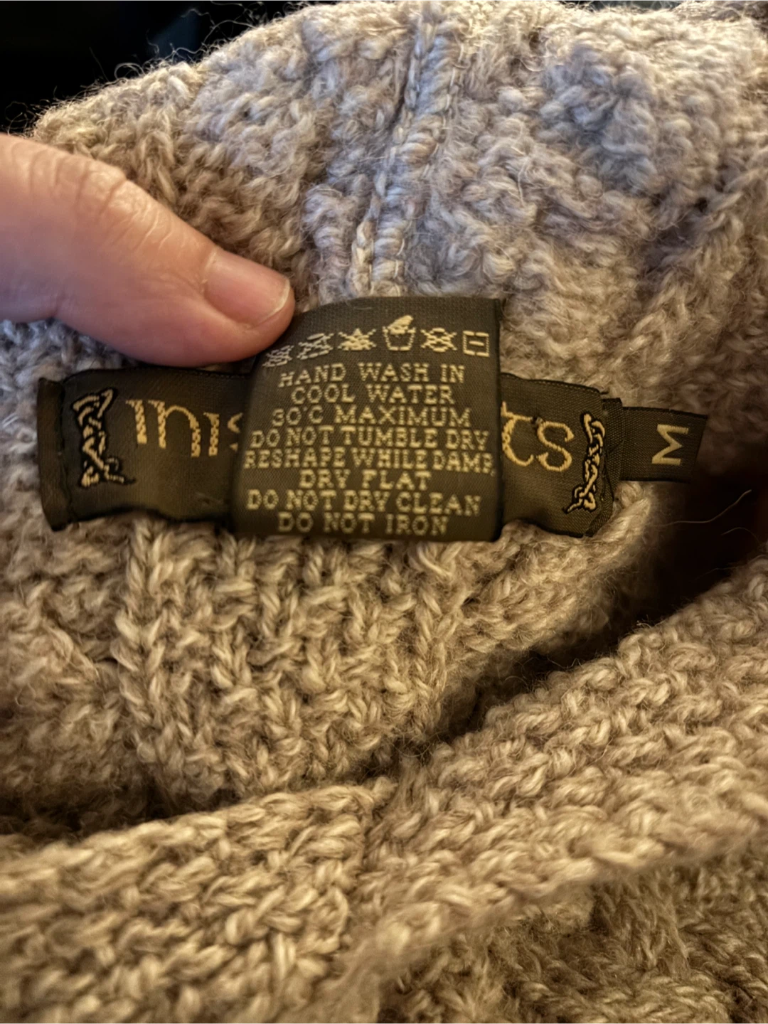 Inis Crafts Merino Wool Sweater - Size M - photo 5