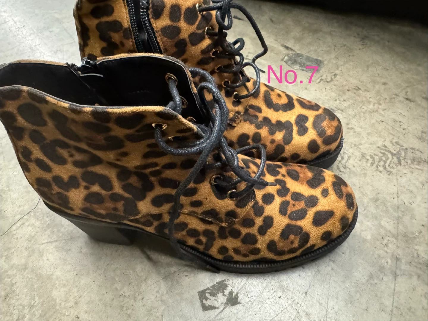Leopard Print Ankle Boots