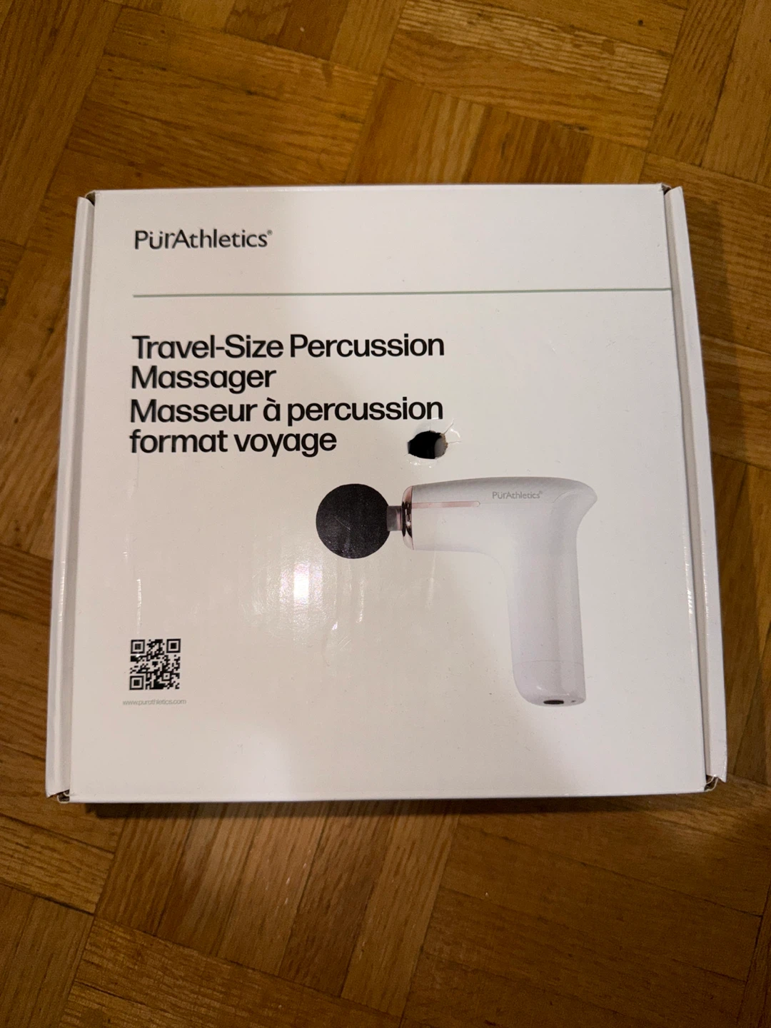PürAthletics Travel-Size Percussion Massager - New