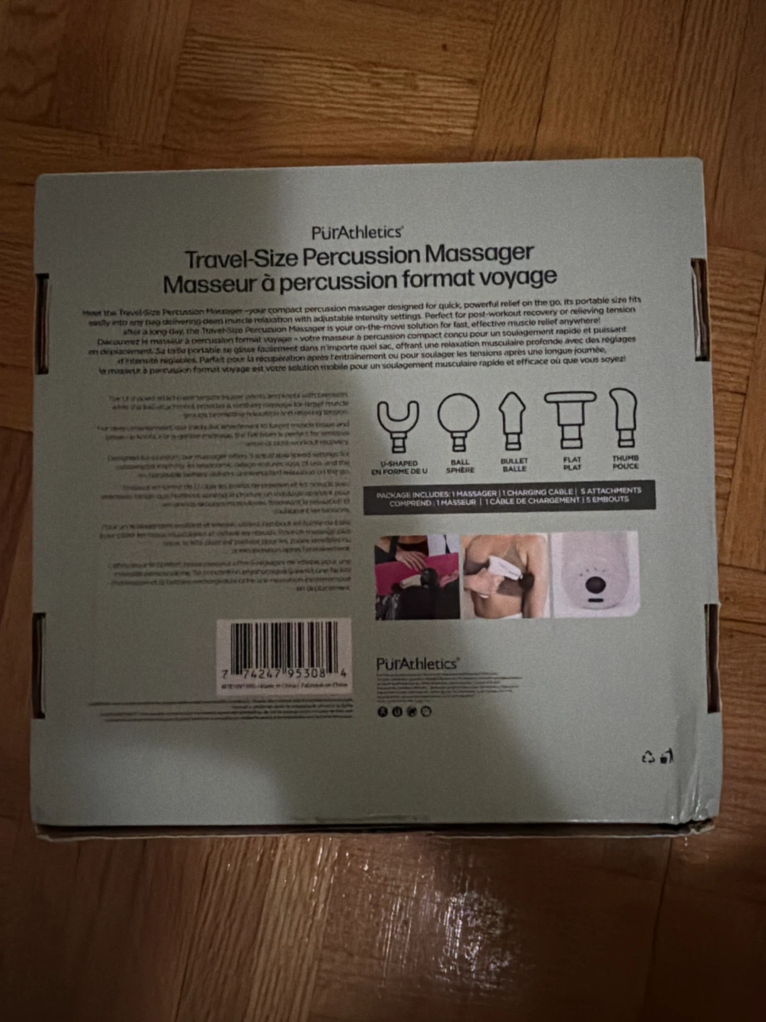 PürAthletics Travel-Size Percussion Massager - New - photo 3