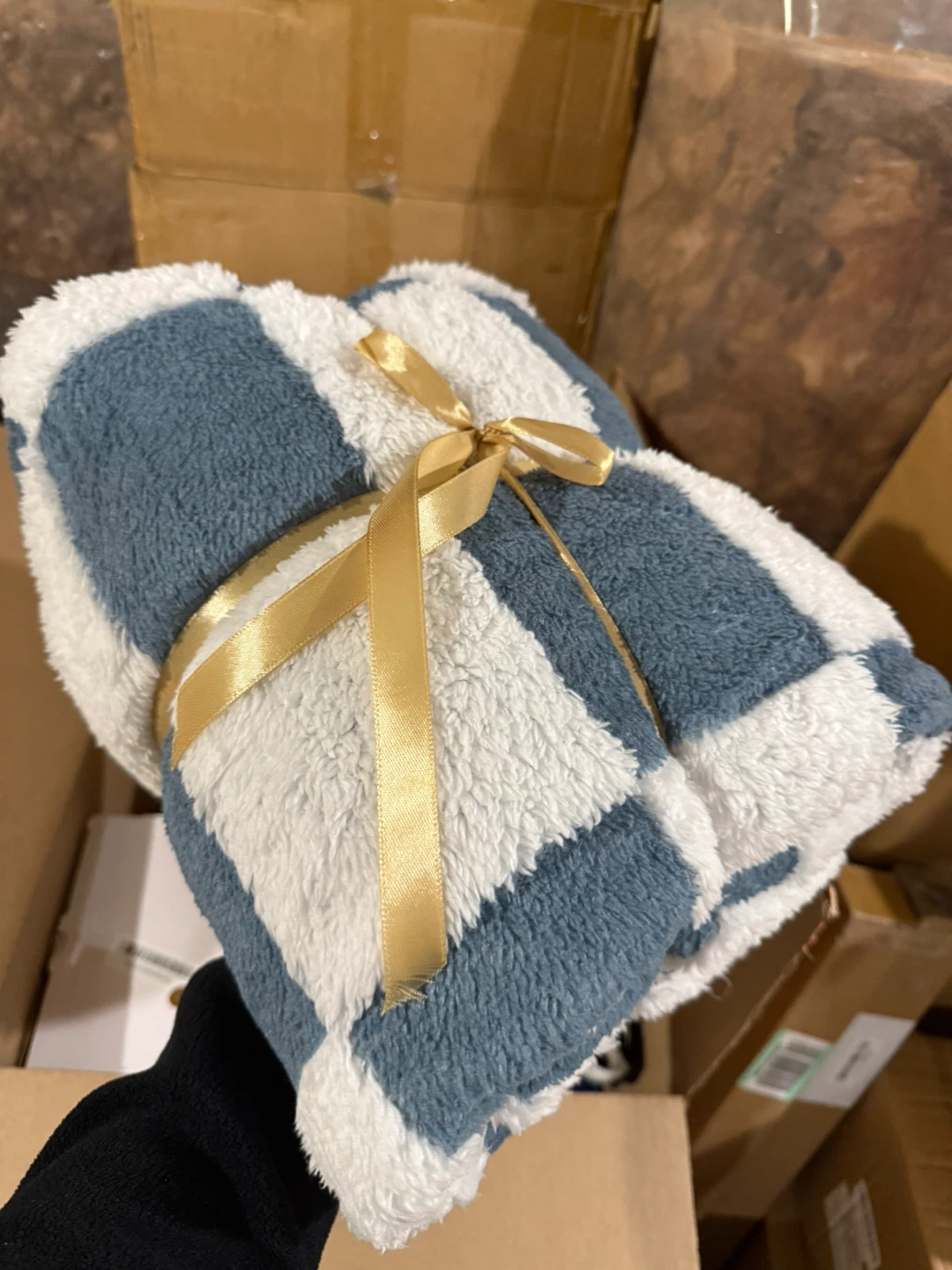 NEW 60x80” Large Throw Blanket Sherpa Fleece Reversible 470GSM