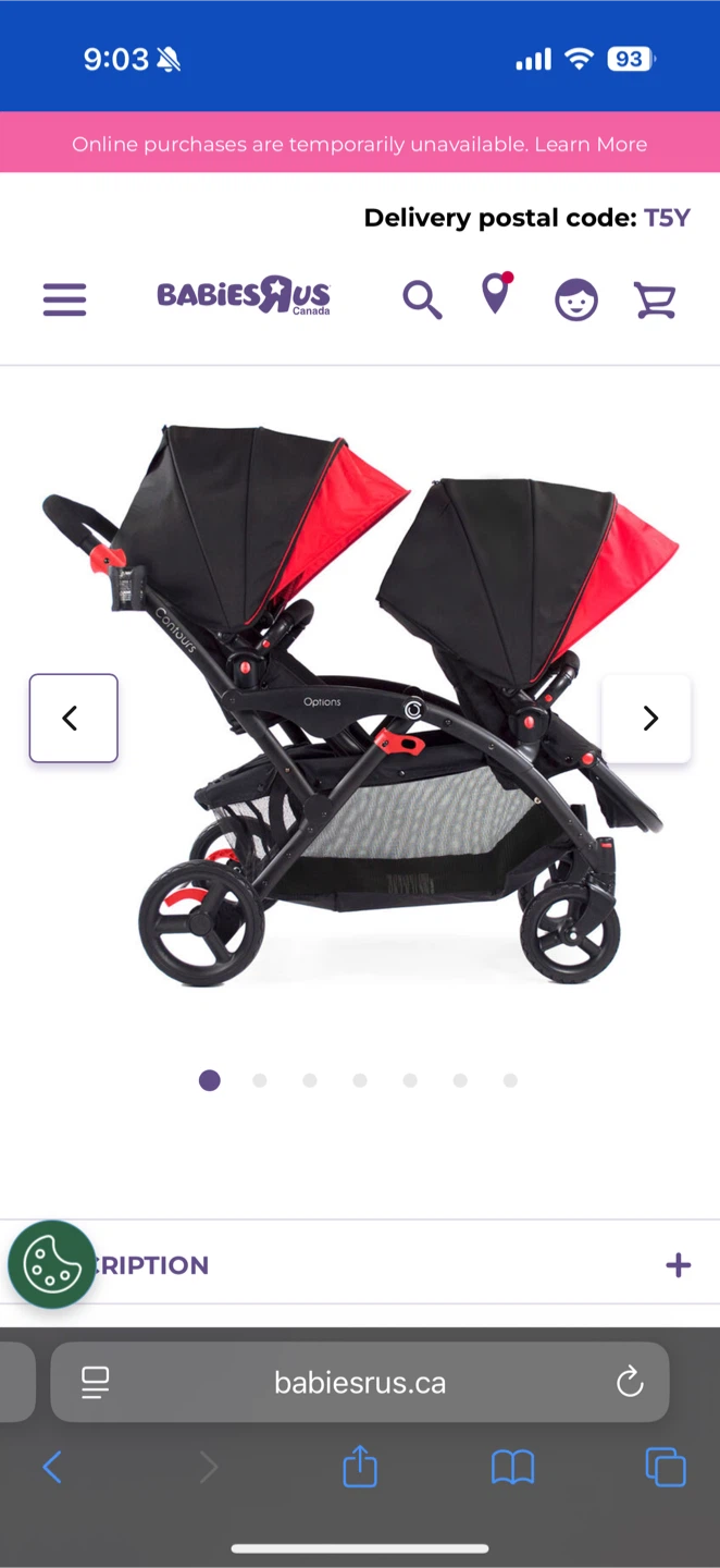 Contours Options Double Stroller