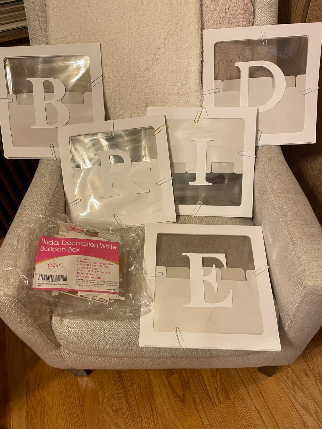 Bridal Shower BRIDE BOXES