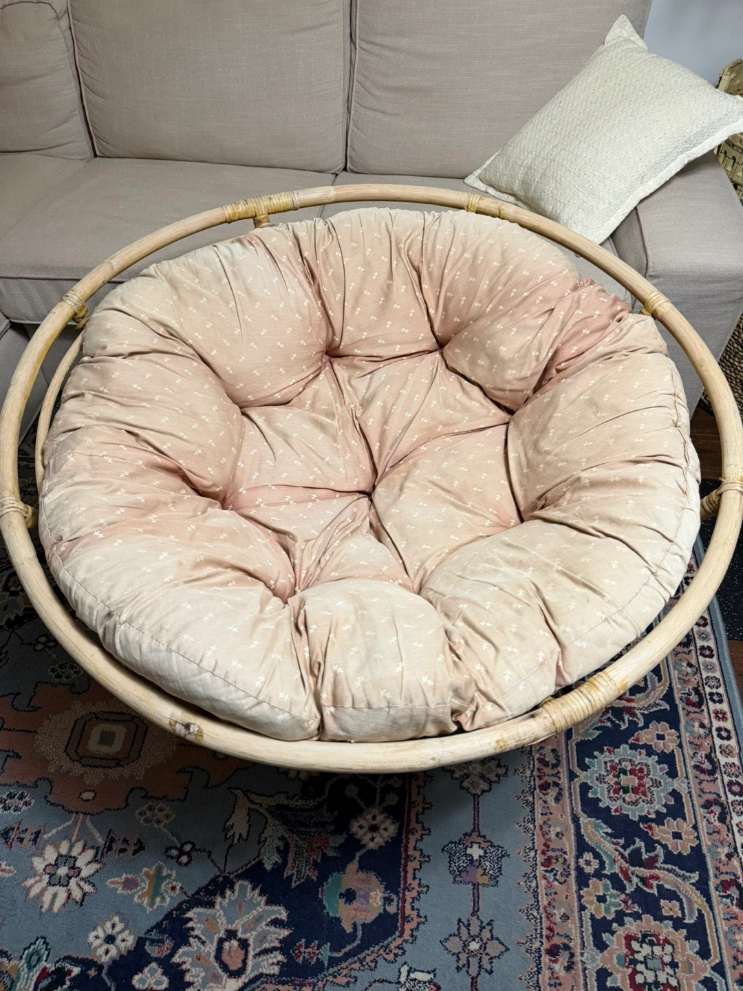 Papasan Chair with Cushion