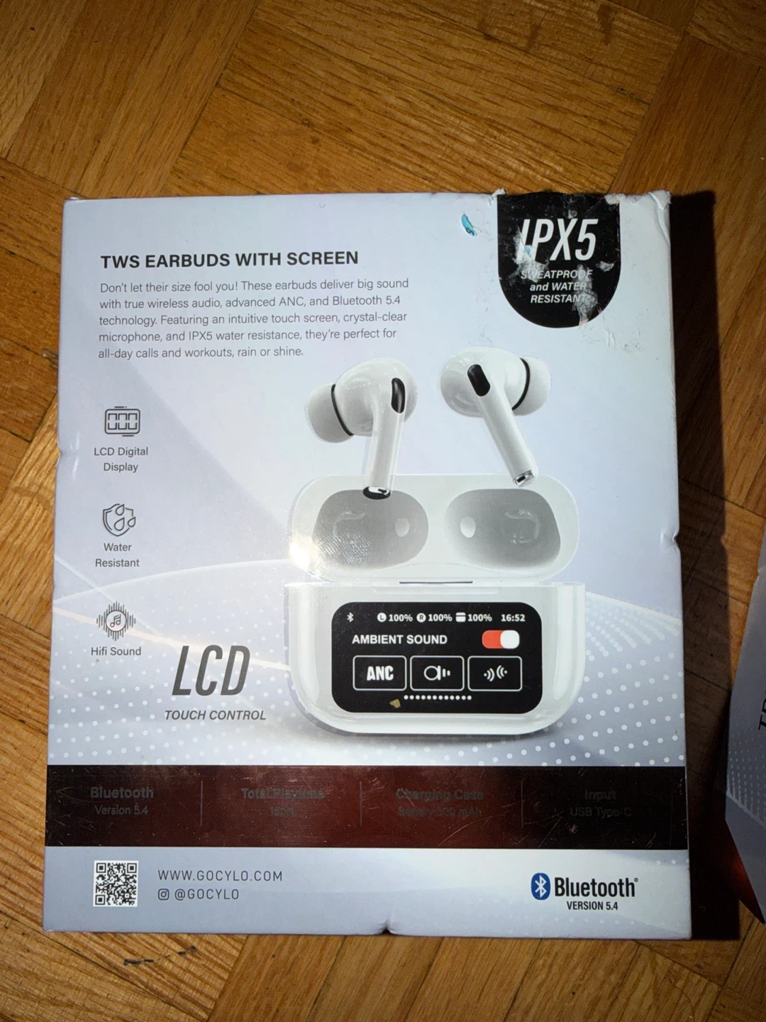 CYLO TWS Earbuds with Screen - New