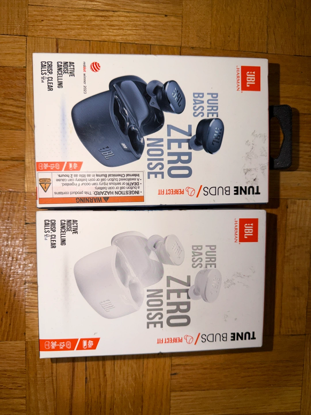 JBL Tune Buds - White & Blue - BRAND NEW SEALED