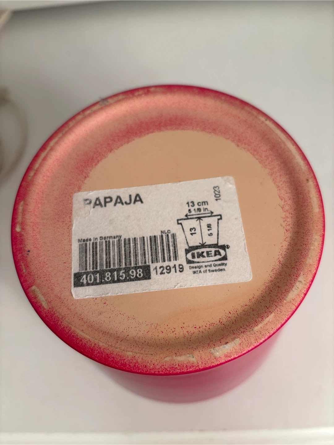 🥕IKEA Papaja Pink Plant Pot - 13cm - photo 3