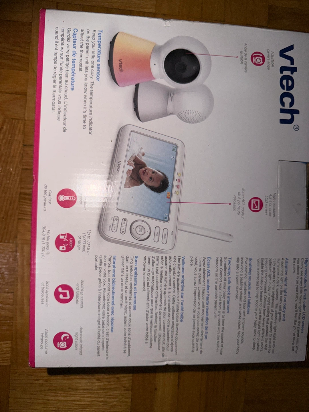 VTech 2 Camera Video Baby Monitor - BRAND NEW SEALED - photo 2