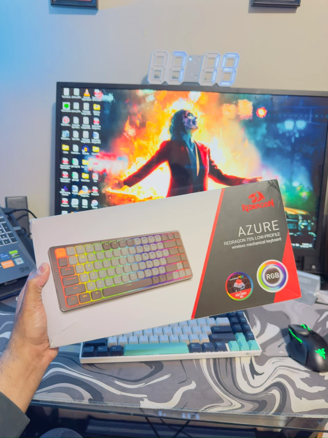 Redragon Azure K607 75% Low-Profile Keyboard