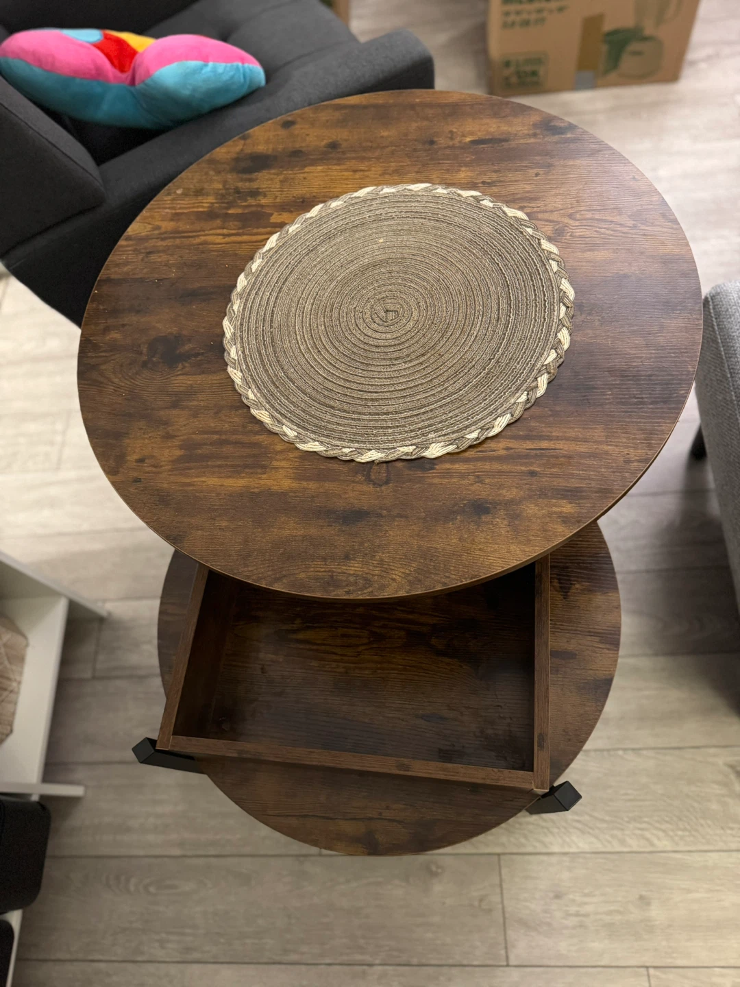 Round Lift Top Coffee Table - photo 4