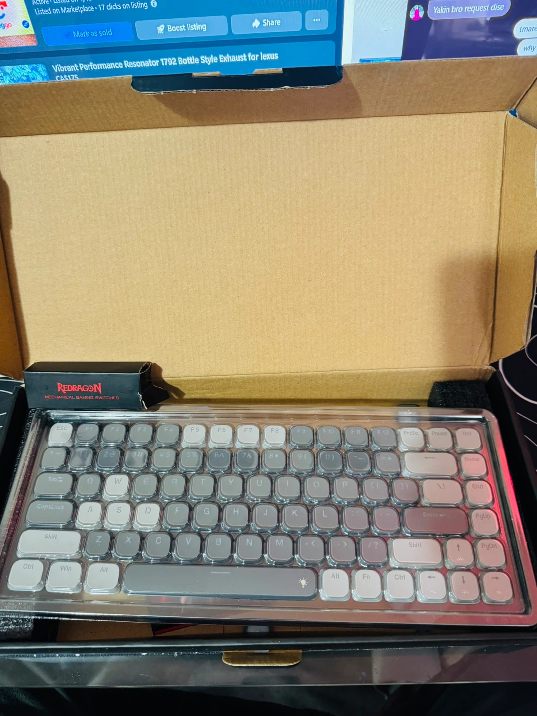 Redragon Azure K607 75% Low-Profile Keyboard - photo 3