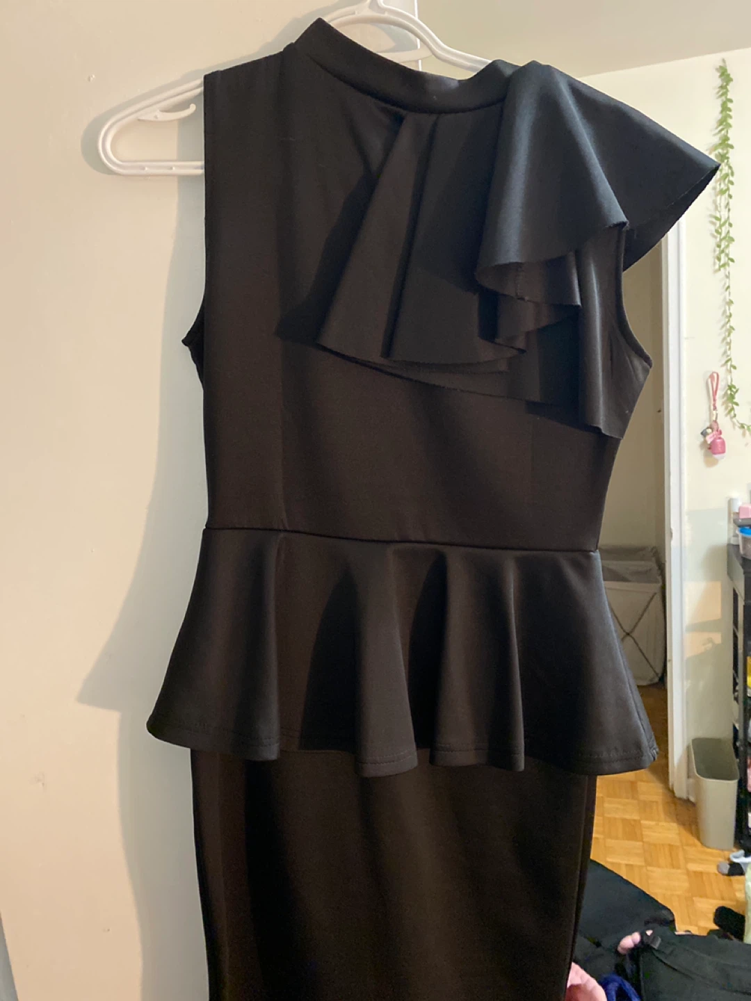 Black Ruffle Dress