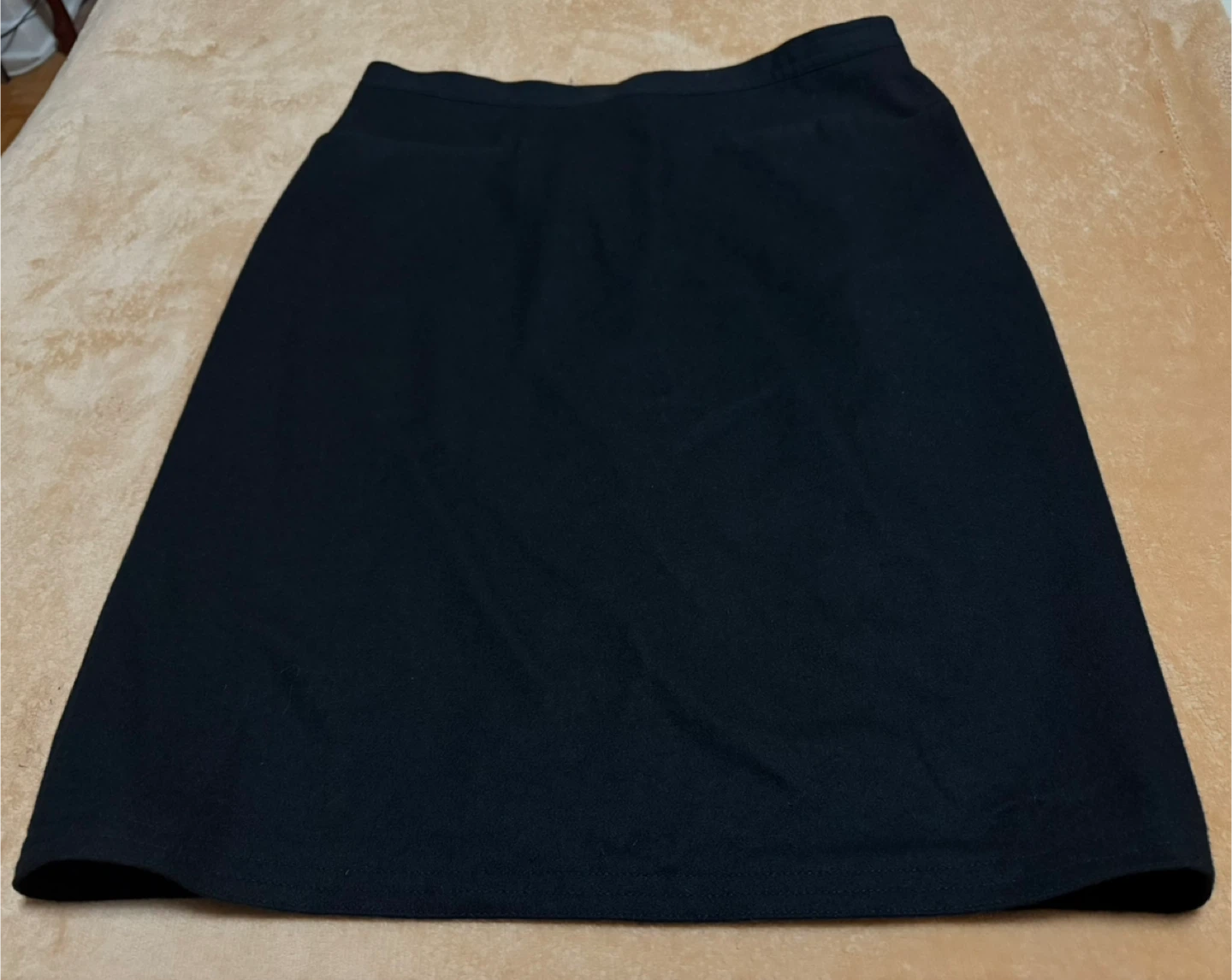 Black Woollen Skirt