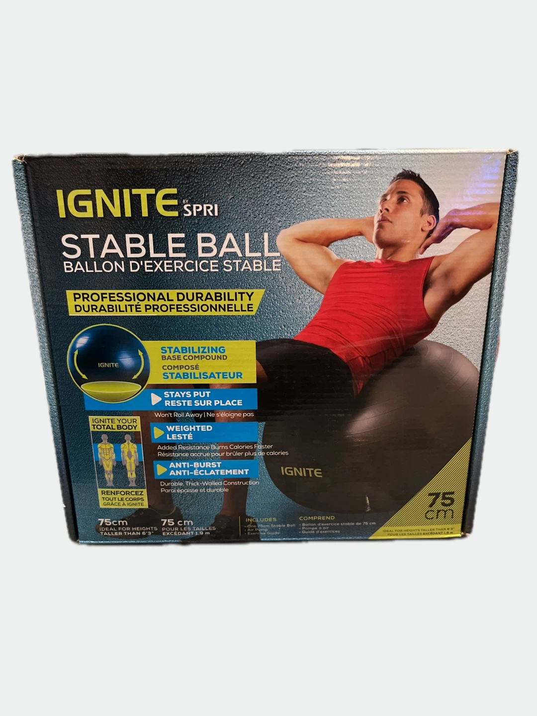 Ignite by Spri Stable Ball 75cm