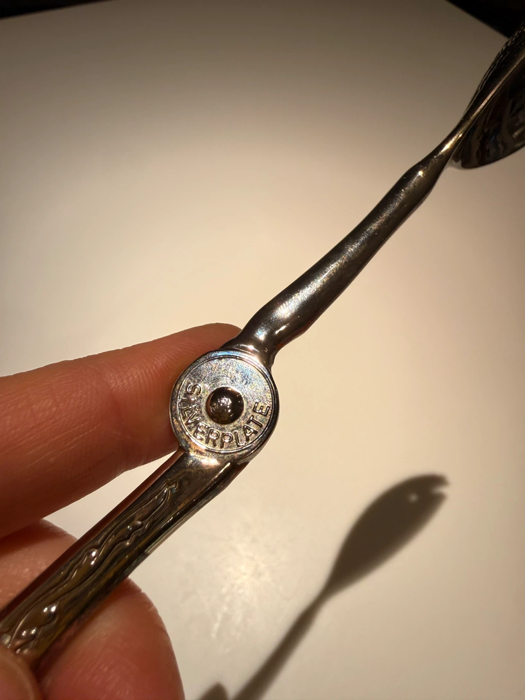 Vintage Silver Plated Serving Tongs - photo 3