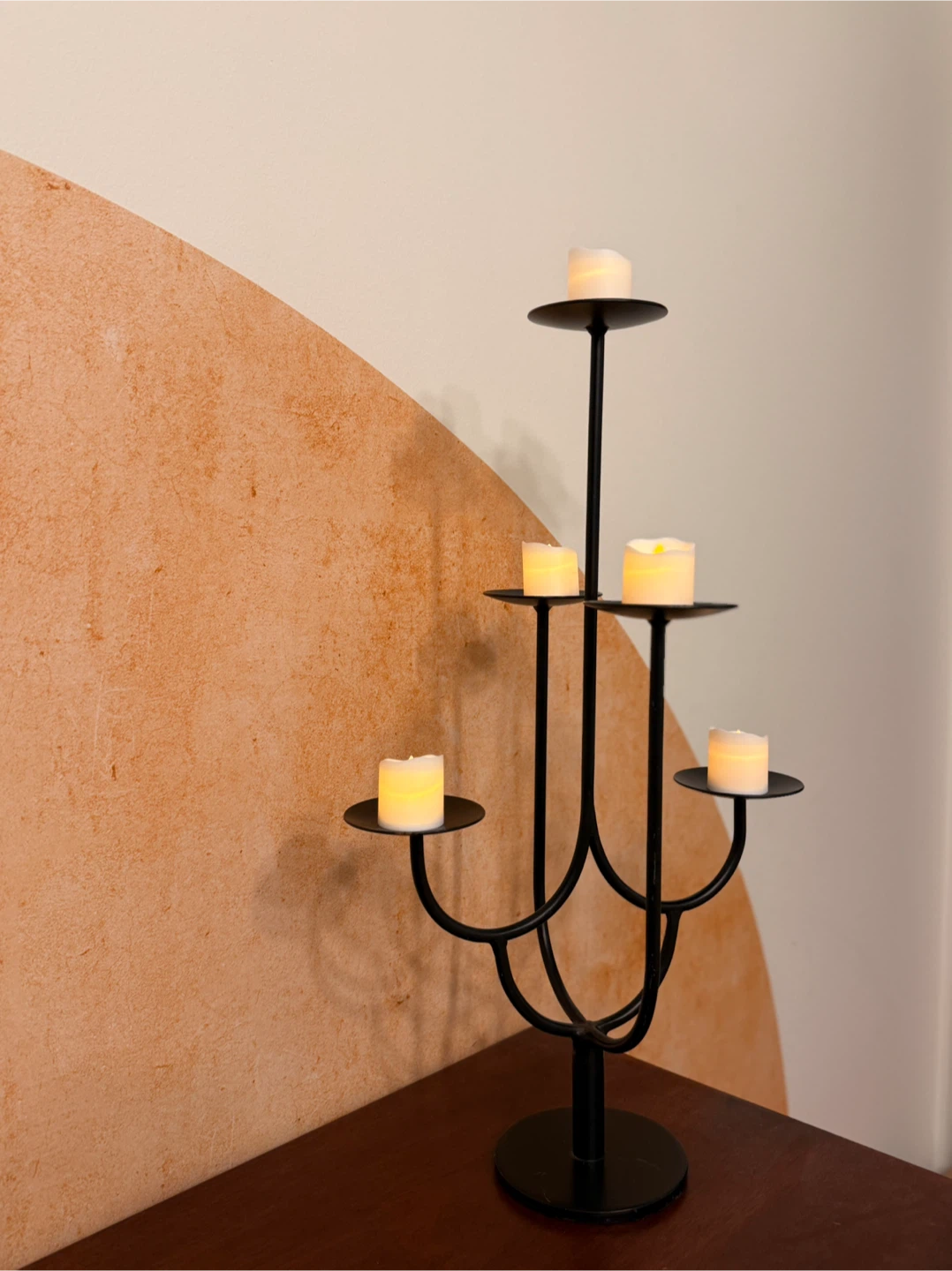 Black Metal Candelabra - photo 2