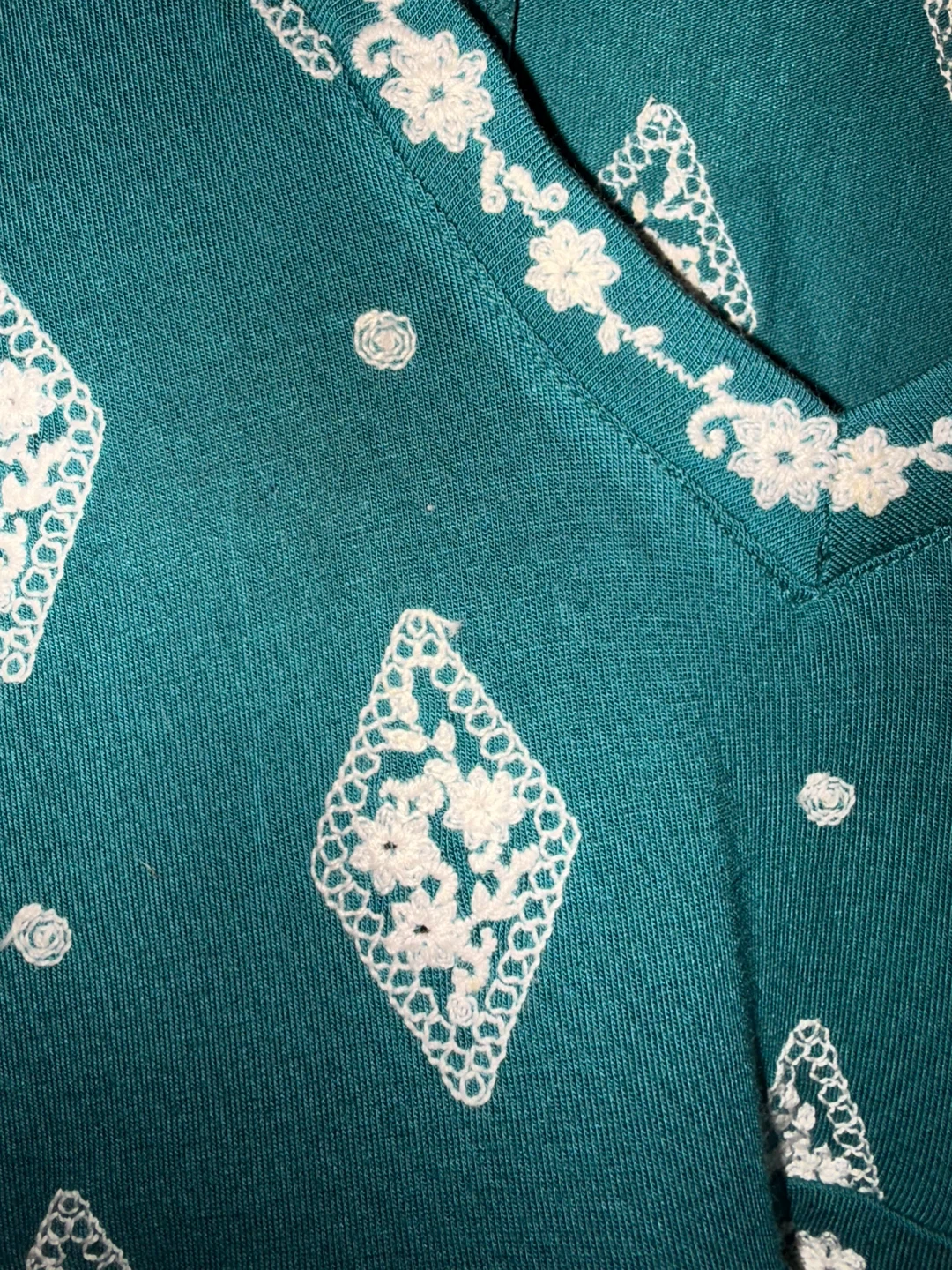 Green Embroidered Tunic Top - photo 3