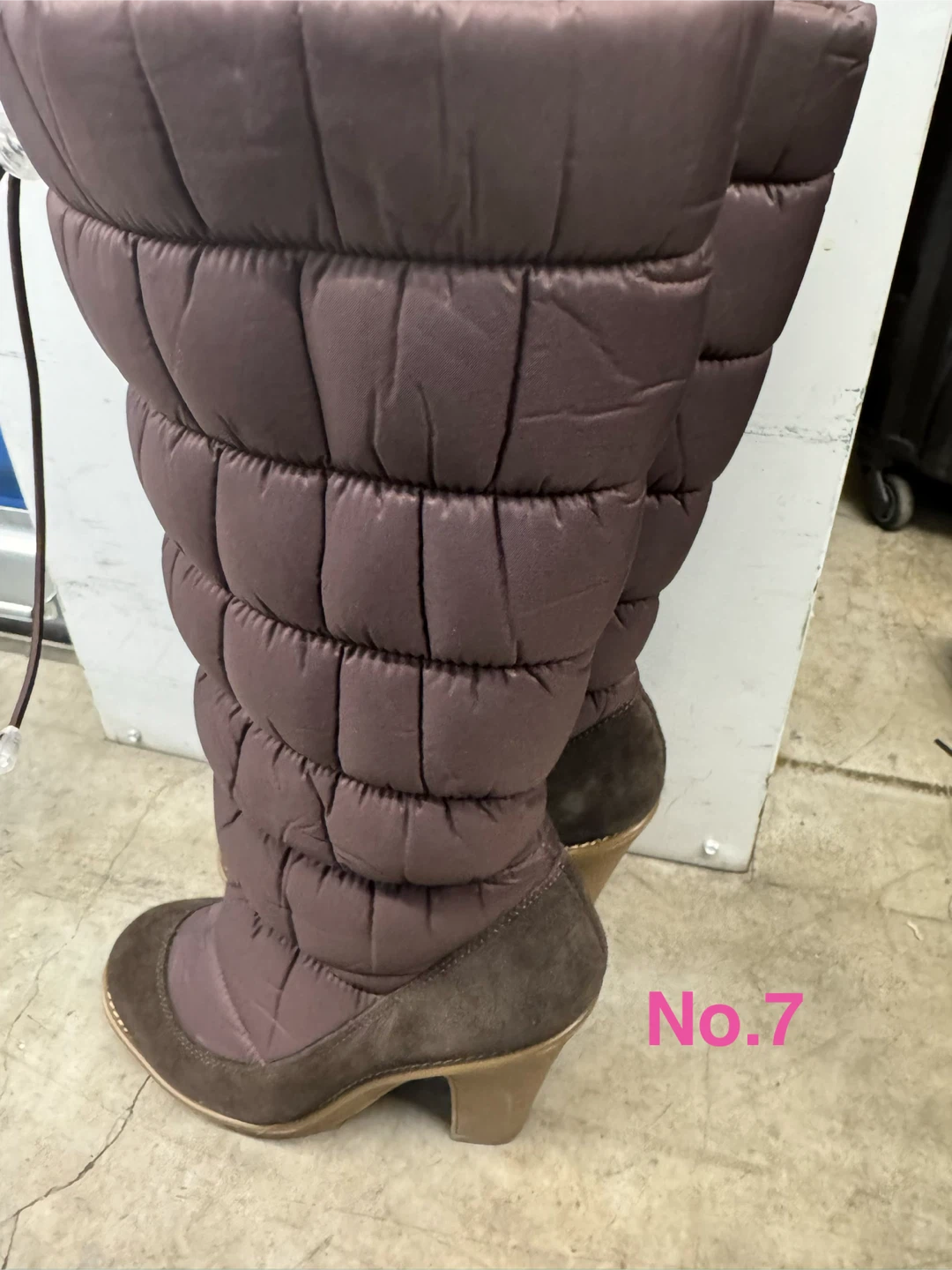 Brown Padded Winter Boots