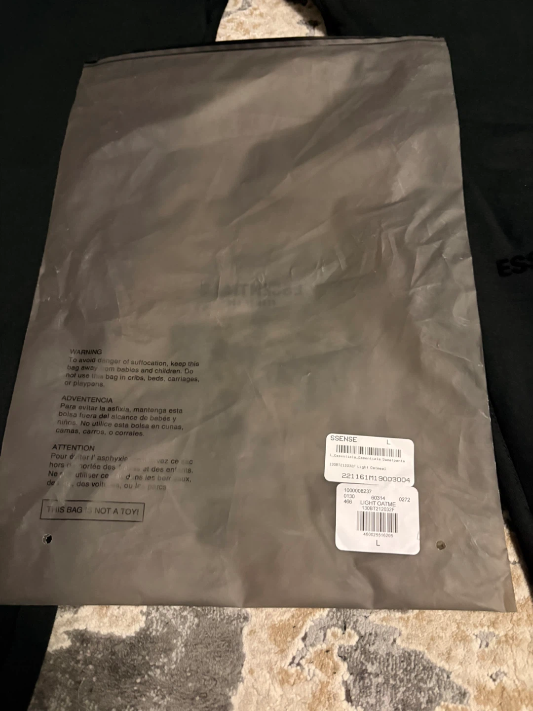 Essentials Fear of God Sweatpants - Size L - photo 2
