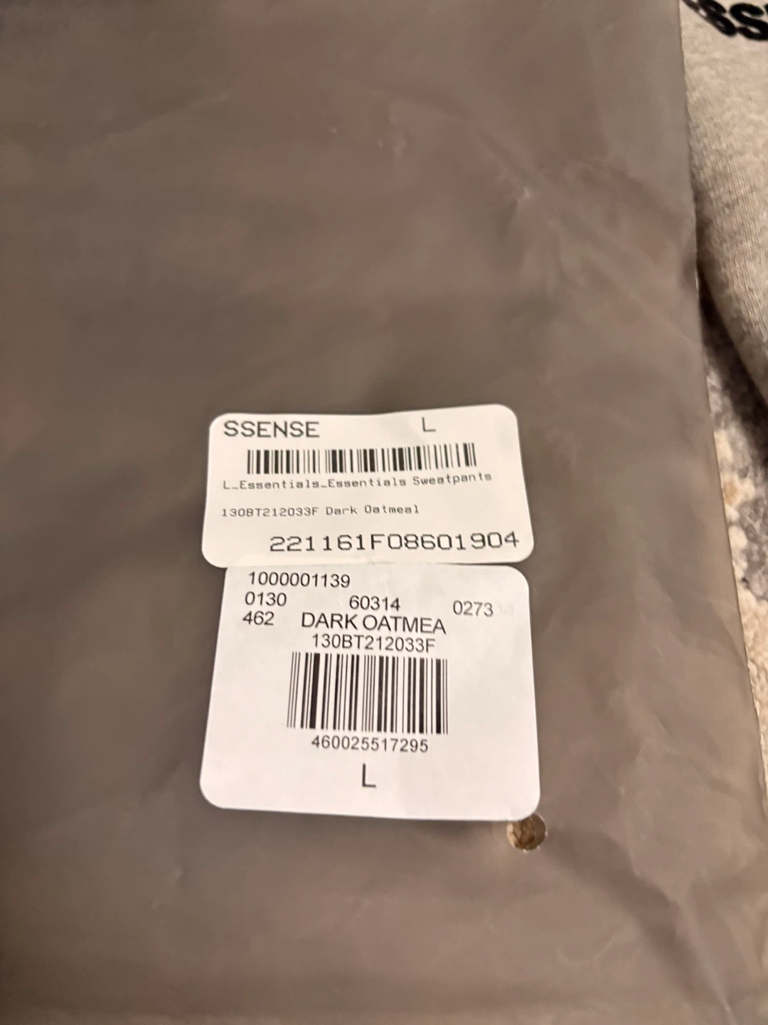 Essentials Fear of God Sweatpants - Size L - photo 2