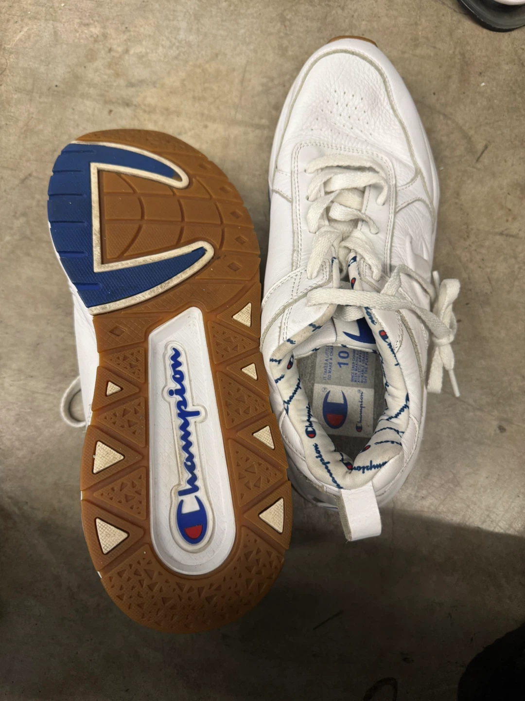 Champion White Sneakers, Size 10 - photo 2