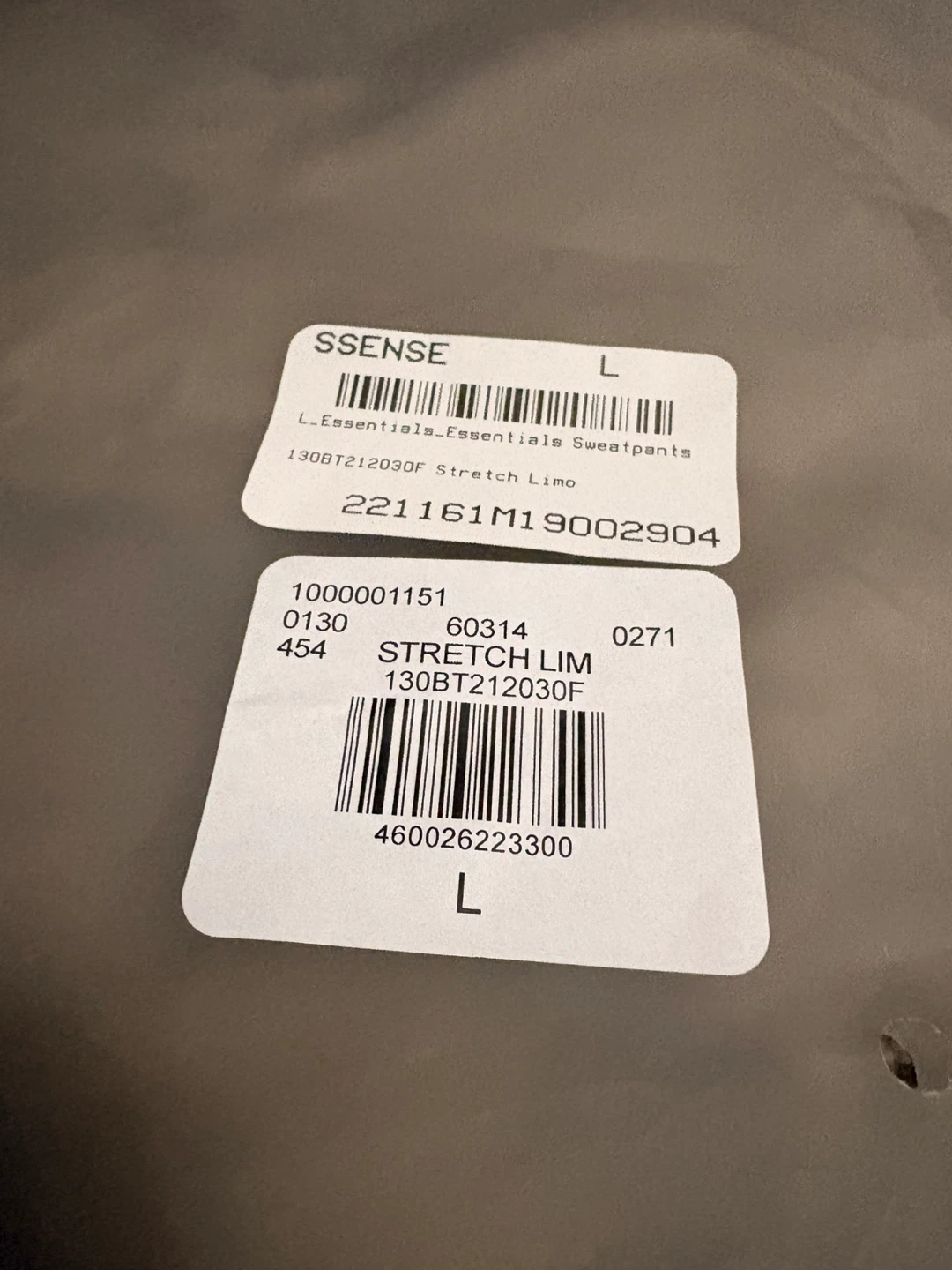 New Essentials Fear of God Sweatpants - Size L - photo 2