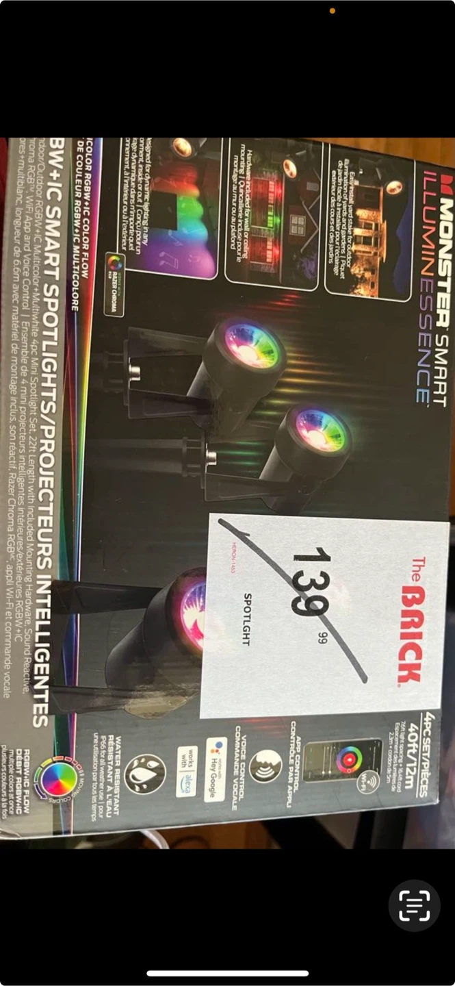 Monster Smart IlluminEssence Spotlights - 4 Pack